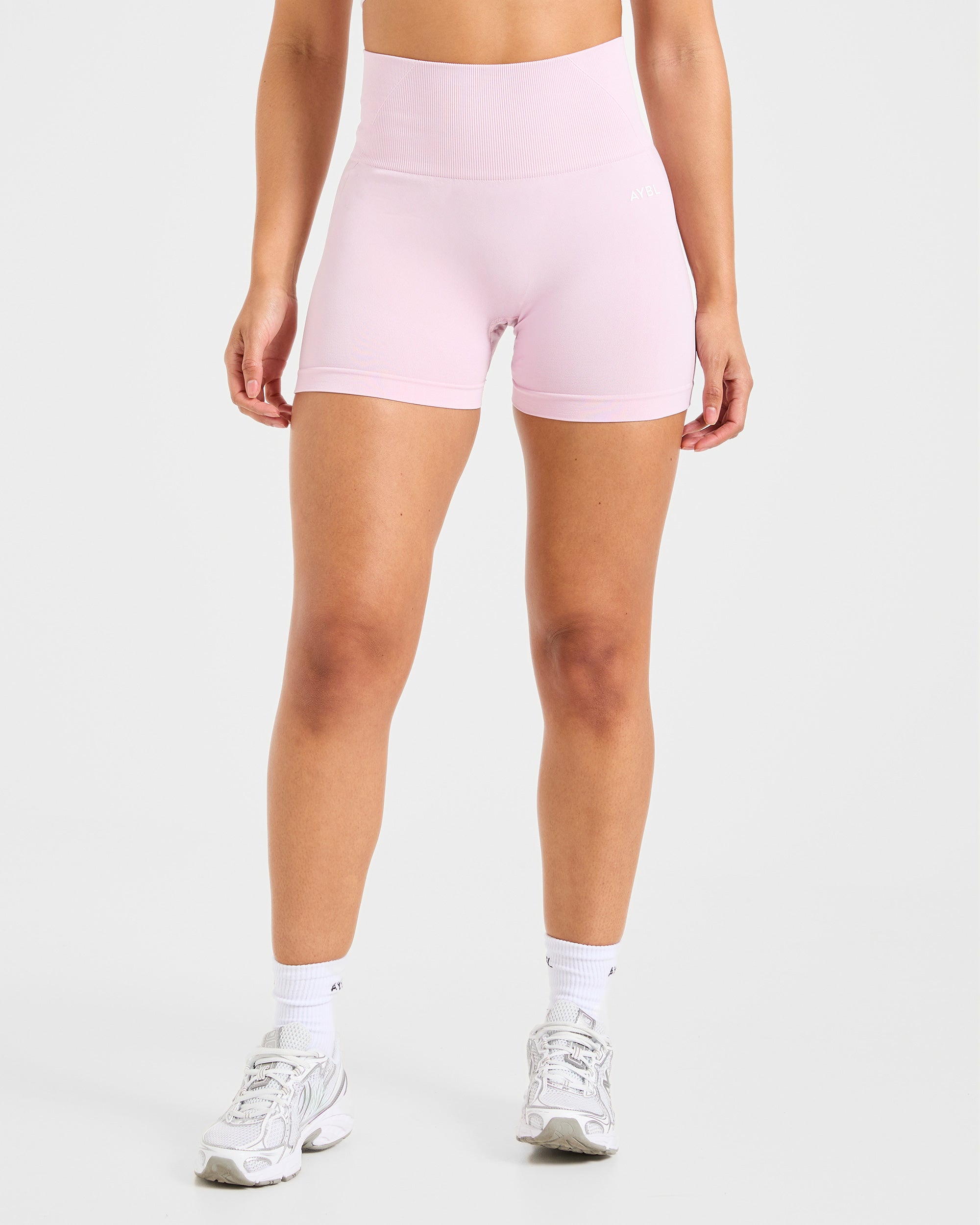 Empower Seamless Shorts - Iced Pink