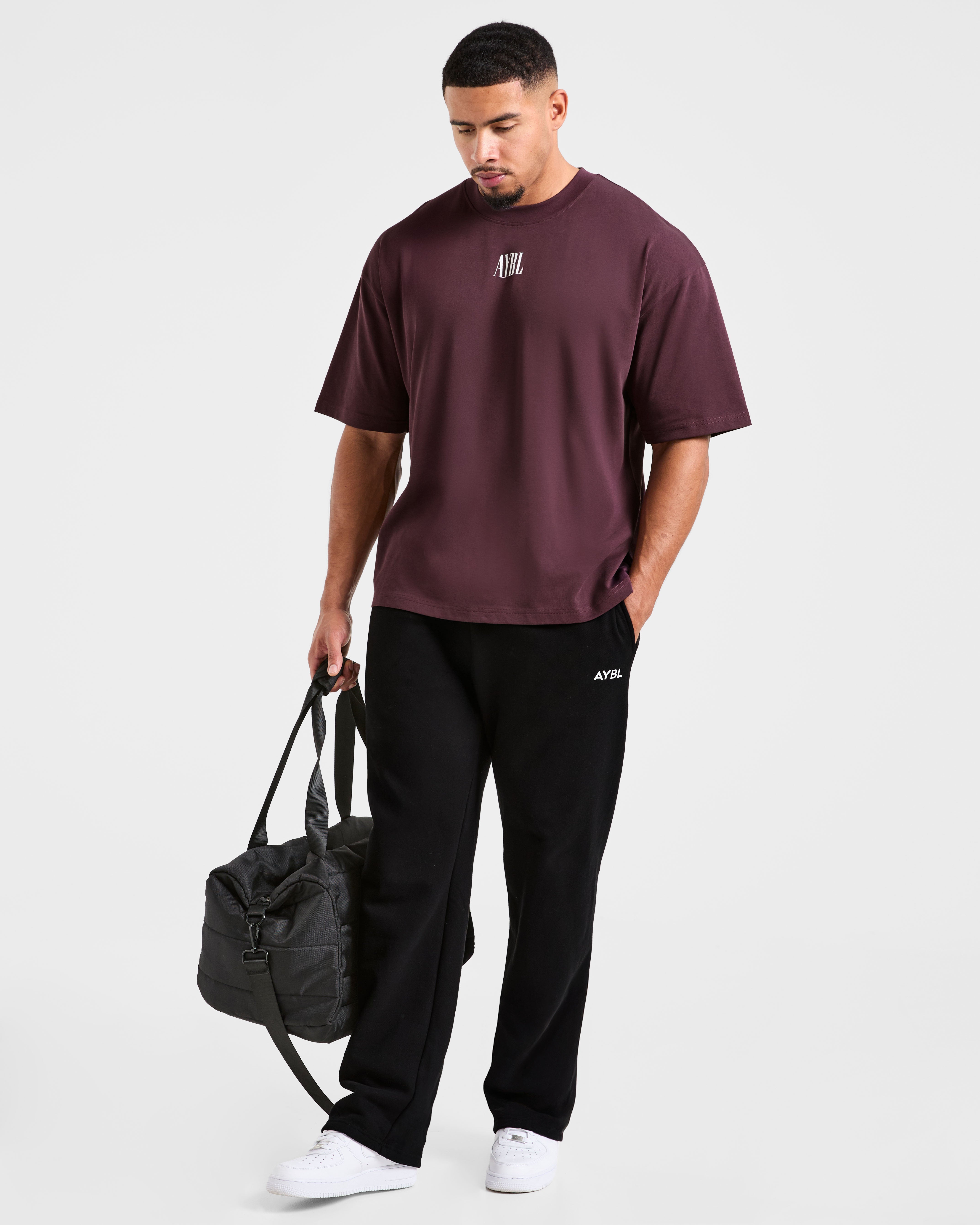 Strength Of Titans Oversized T Shirt - Smoke Berry
