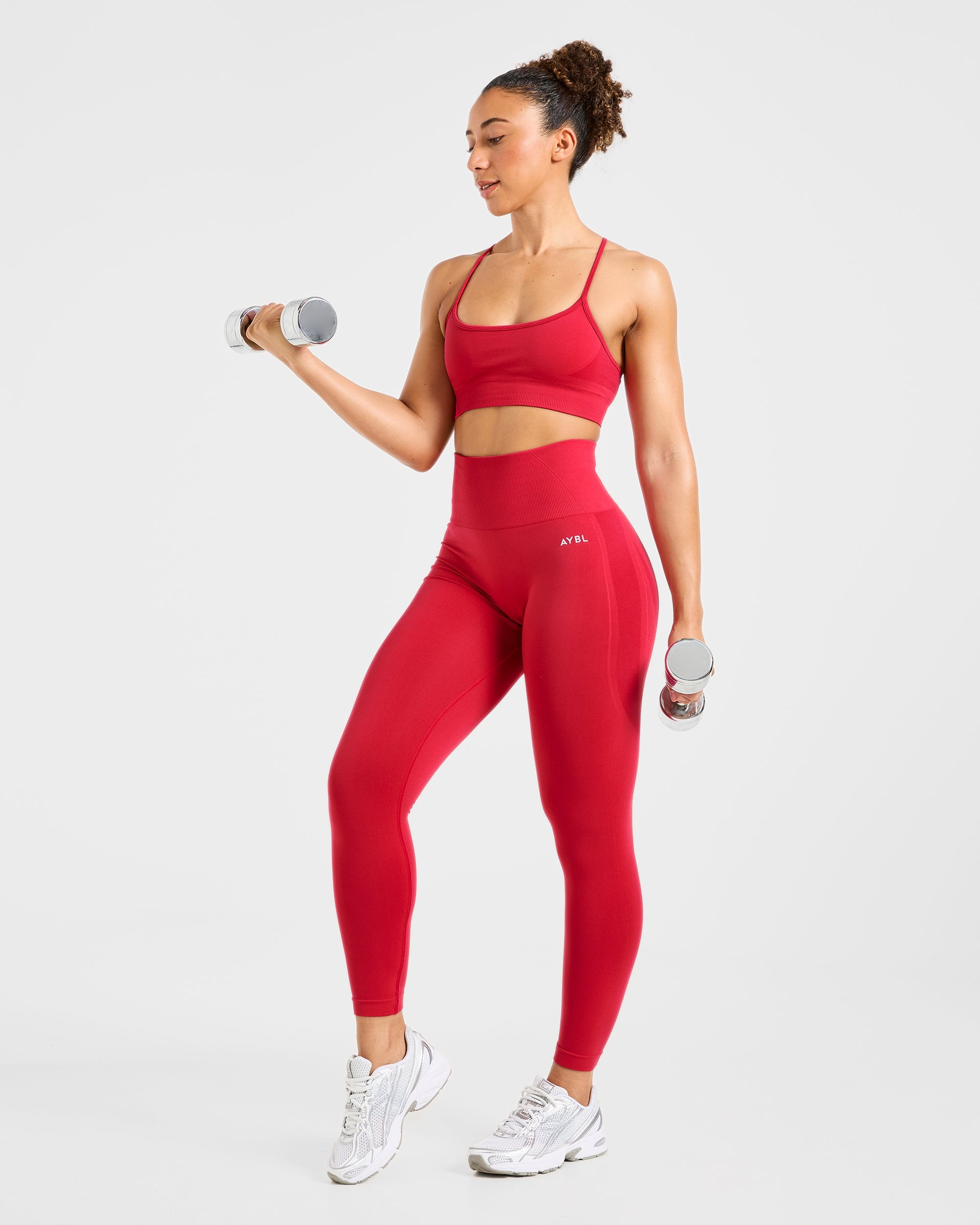 Empower Seamless Leggings - Red