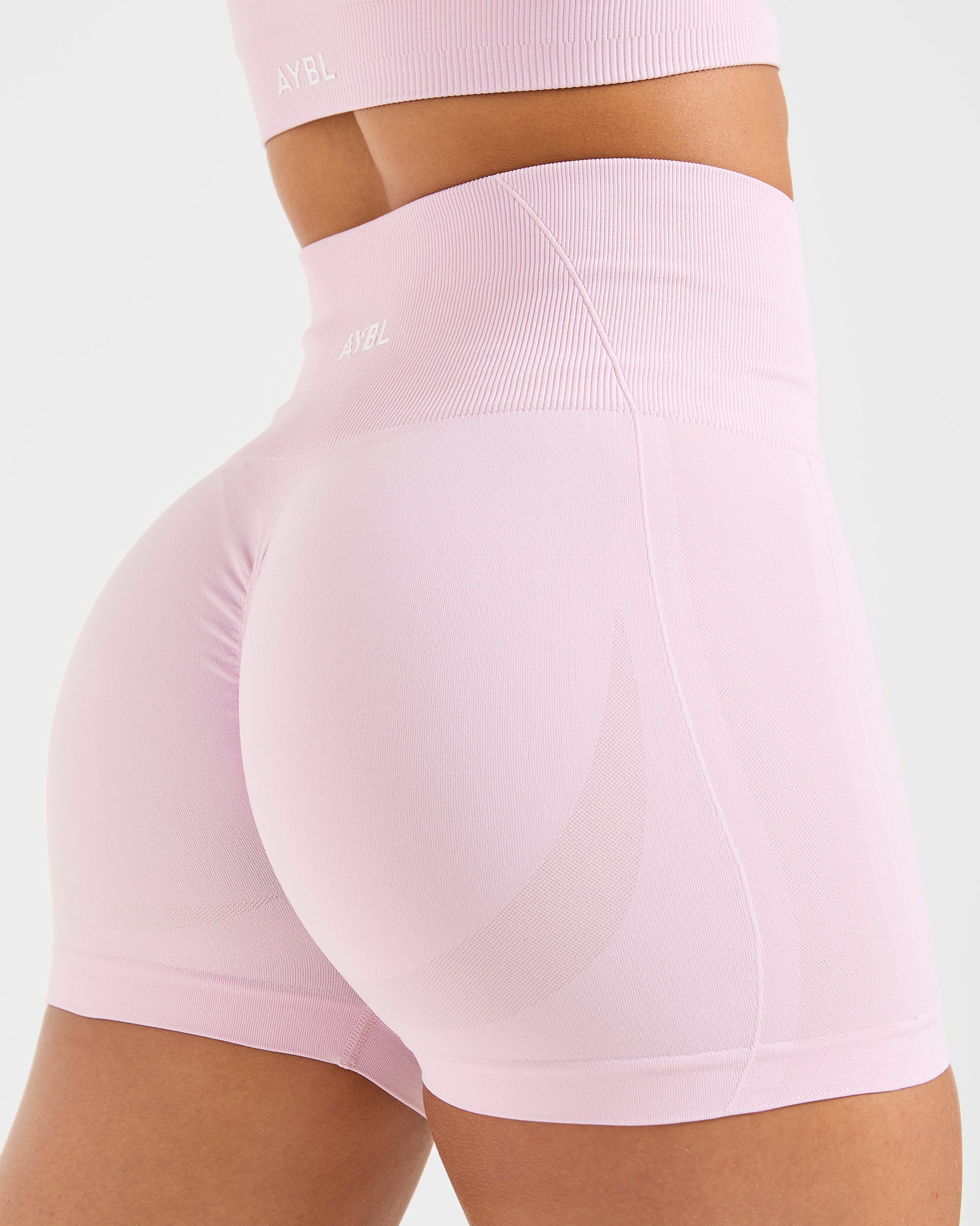 Empower Seamless Shorts - Iced Pink