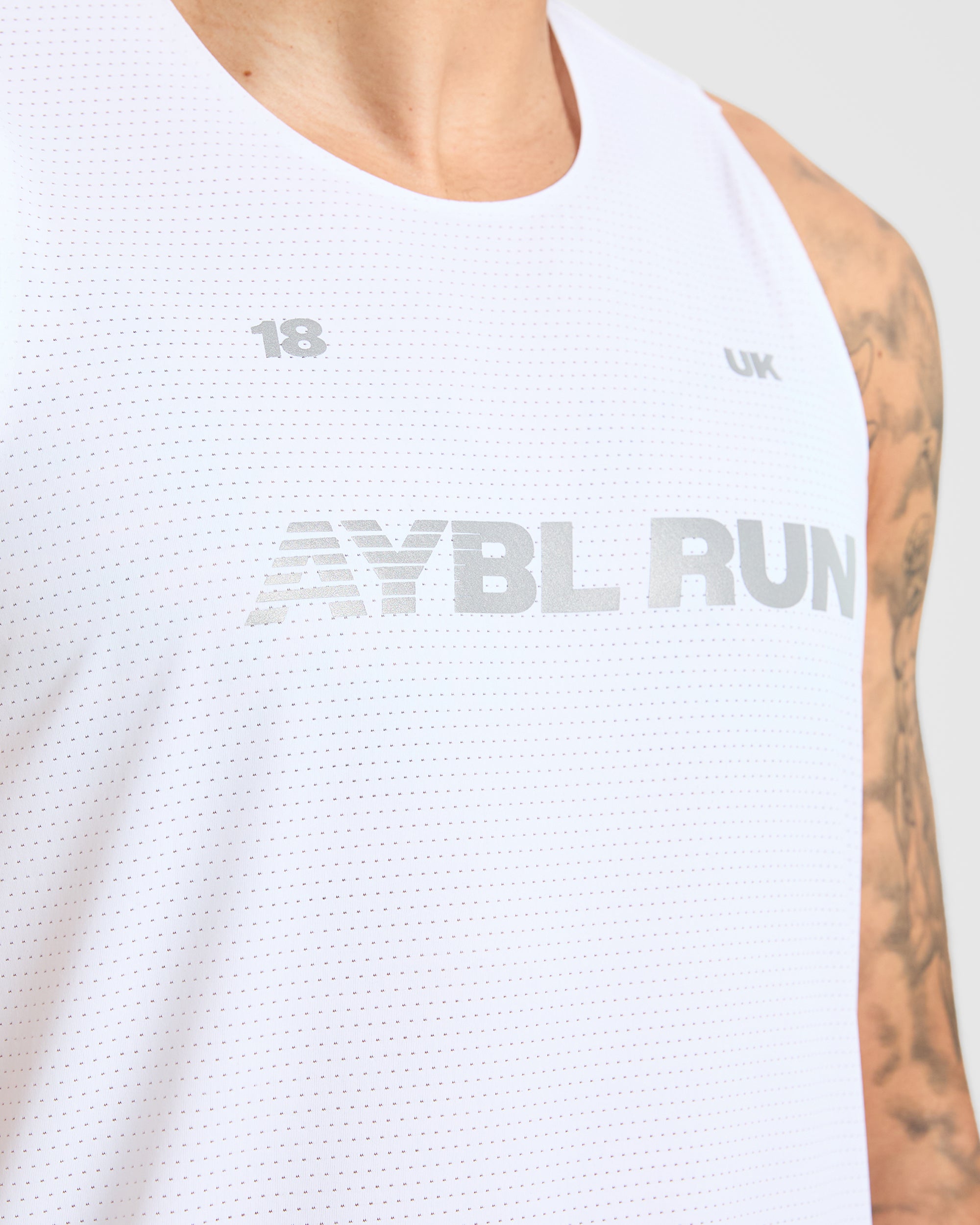 Run Loose Tank - White