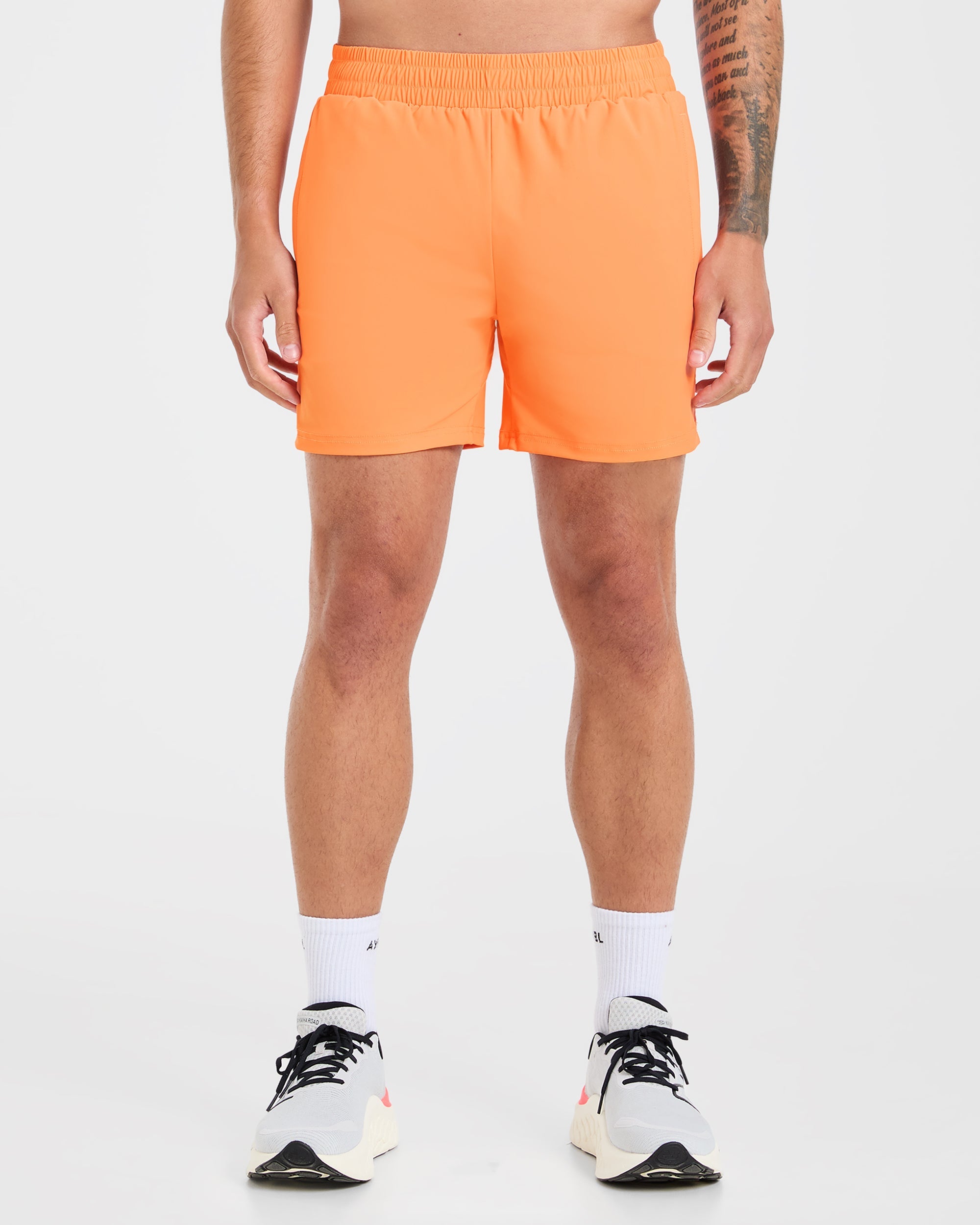 Run 5" Shorts - Bright Orange
