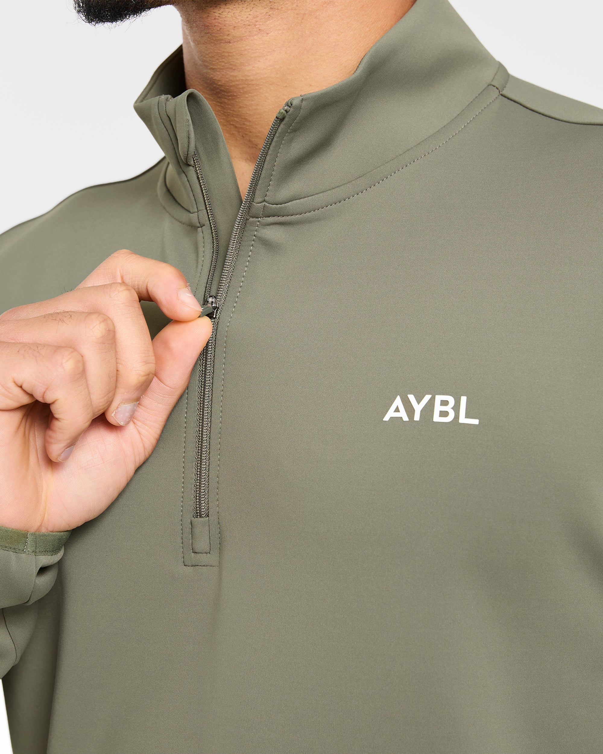 Precision 1/4 Zip Pullover - Deep Sage