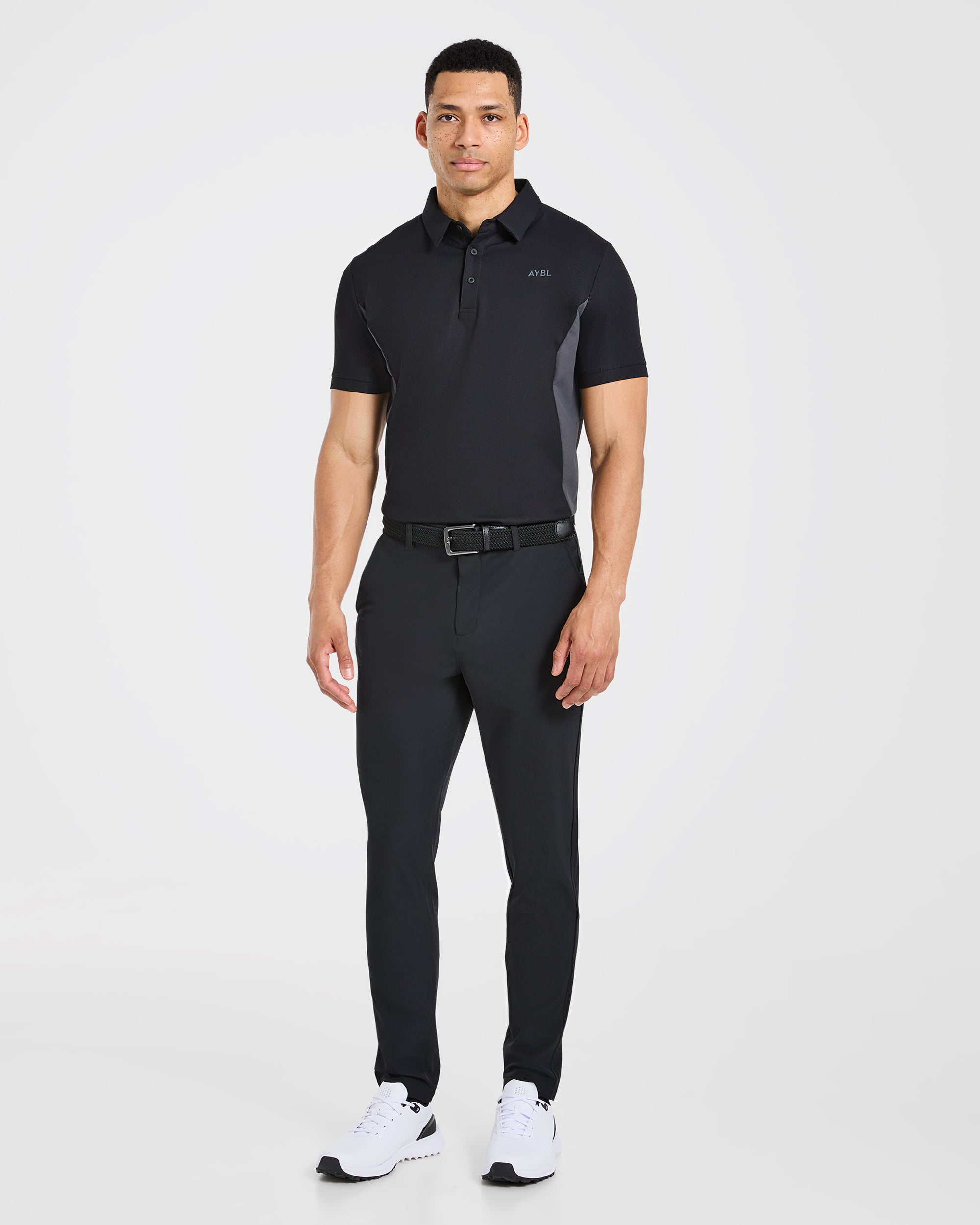 Edge Polo - Black/Charcoal