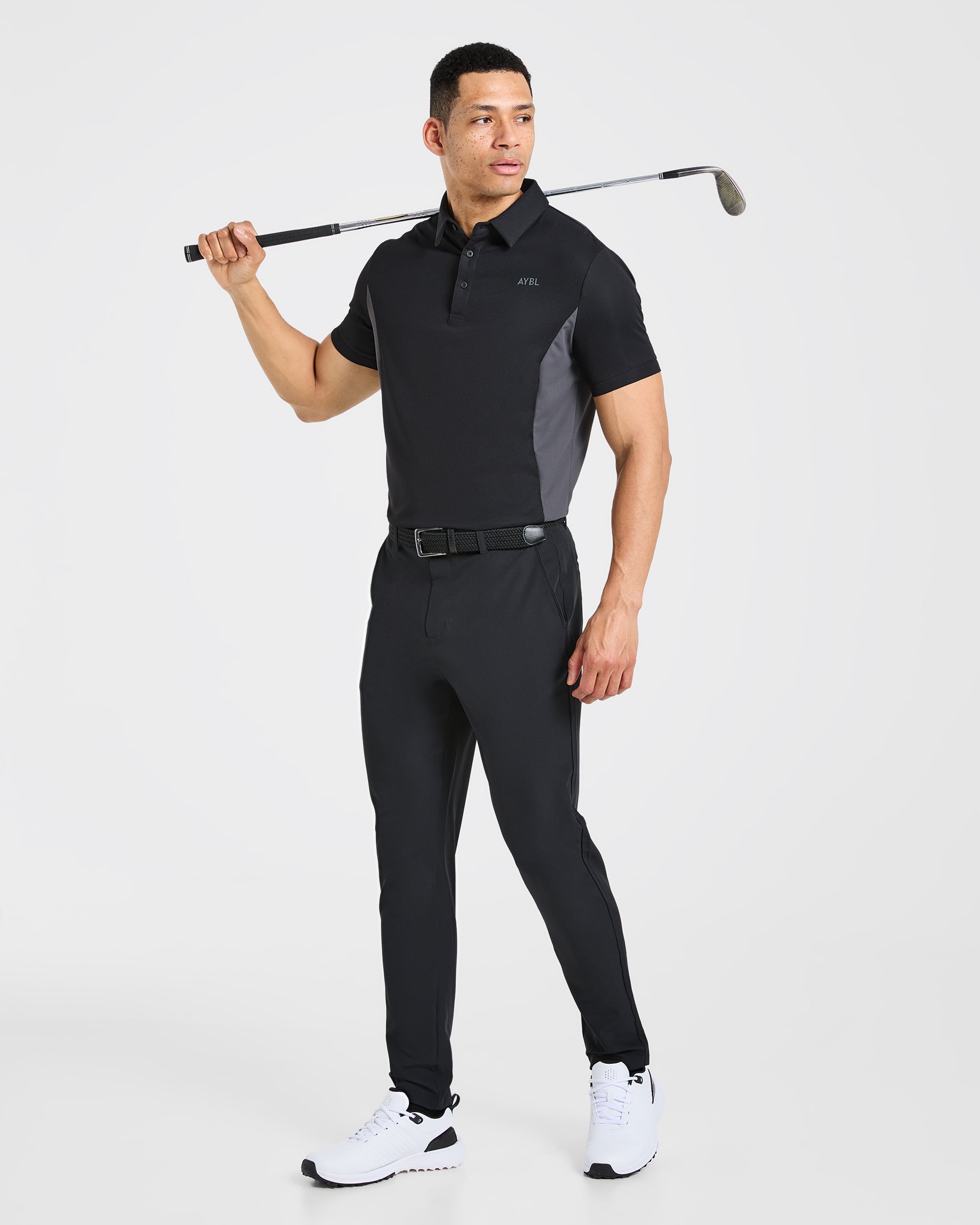 Edge Polo - Black/Charcoal