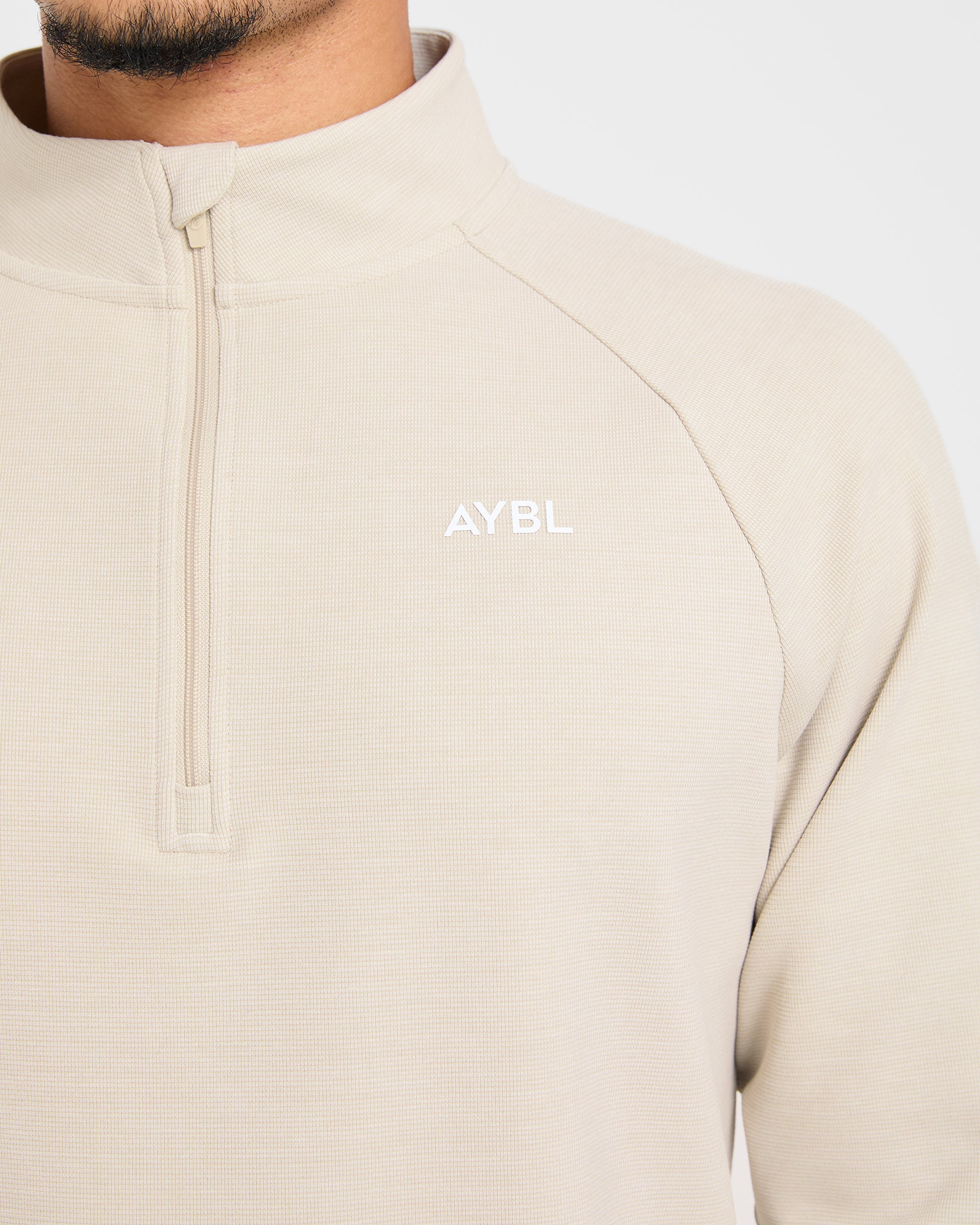 Precision Hybrid 1/4 Zip Pullover - Sand