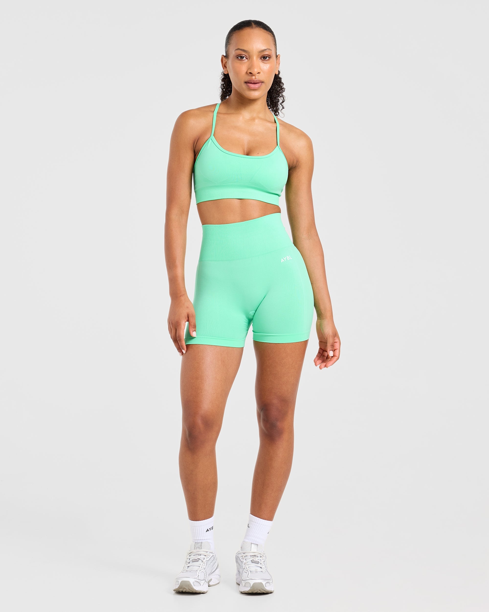 Empower Seamless Shorts - Spring Green