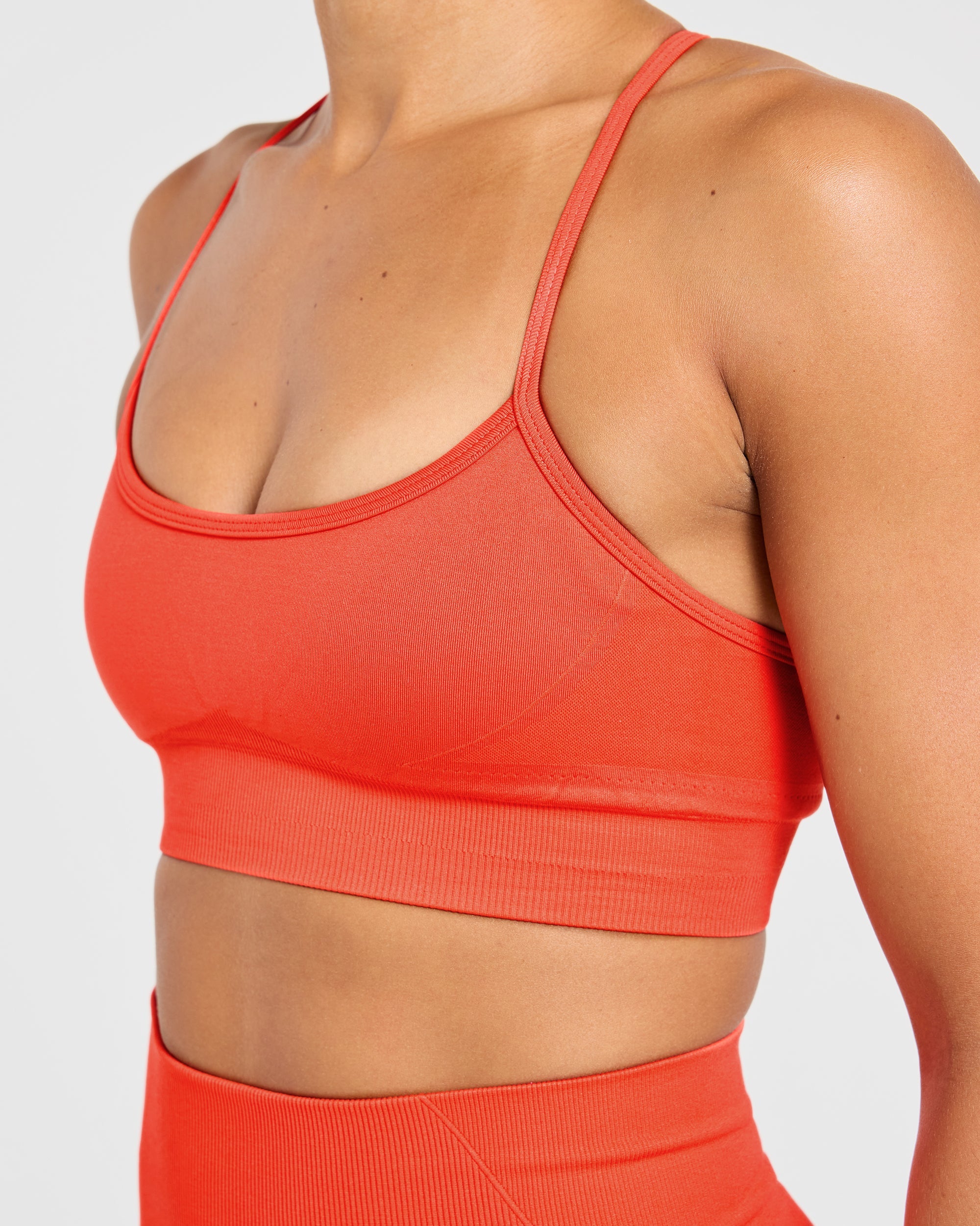 Empower Seamless Sports Bra - Hot Orange