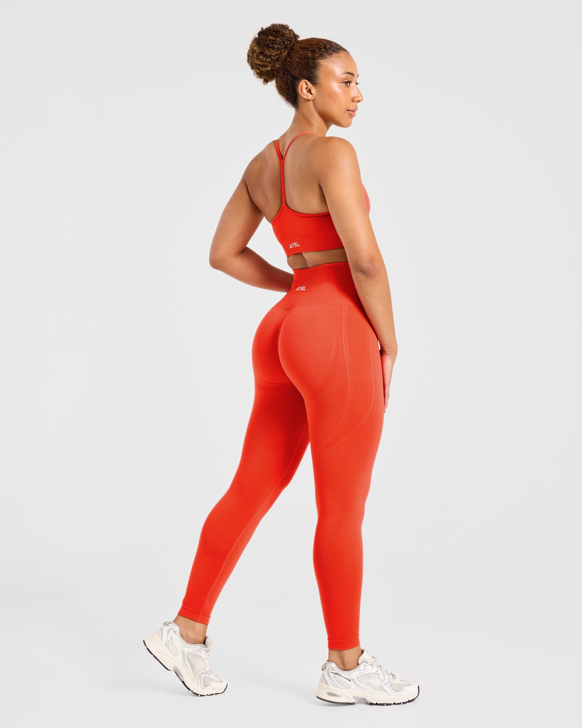 Empower Seamless Sports Bra - Hot Orange