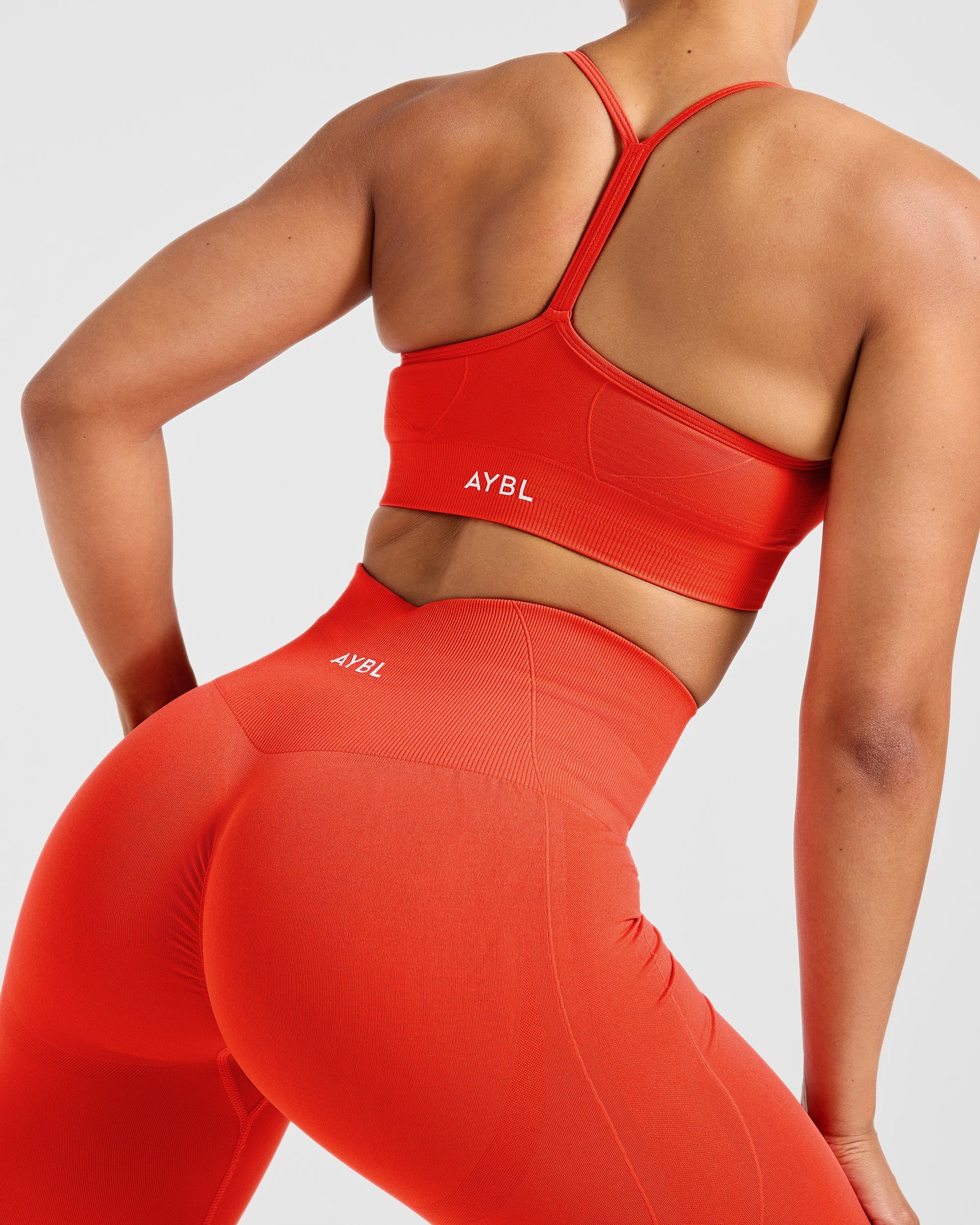 Empower Seamless Leggings - Hot Orange