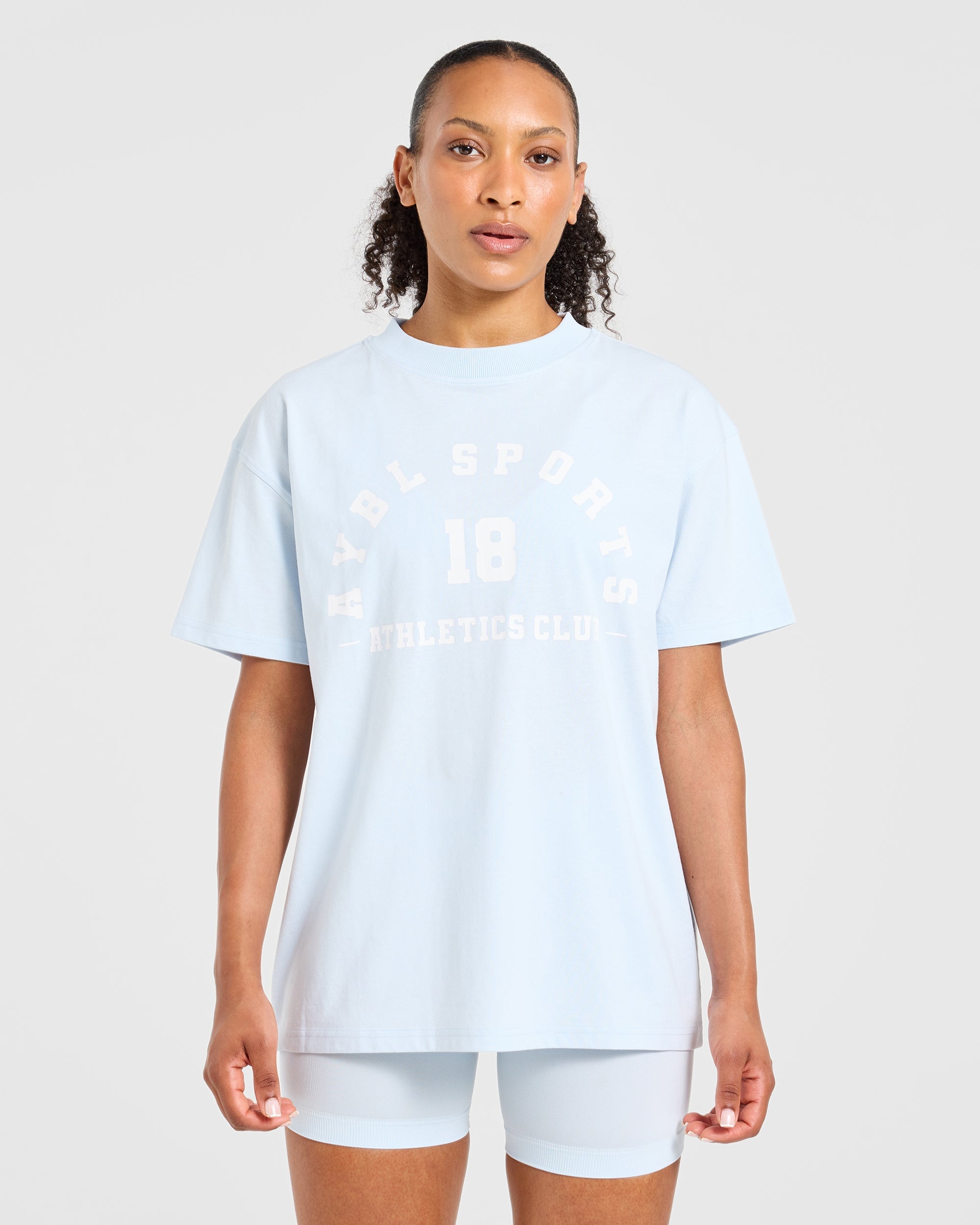 AYBL Sports 18 Oversized T Shirt - Iced Blue