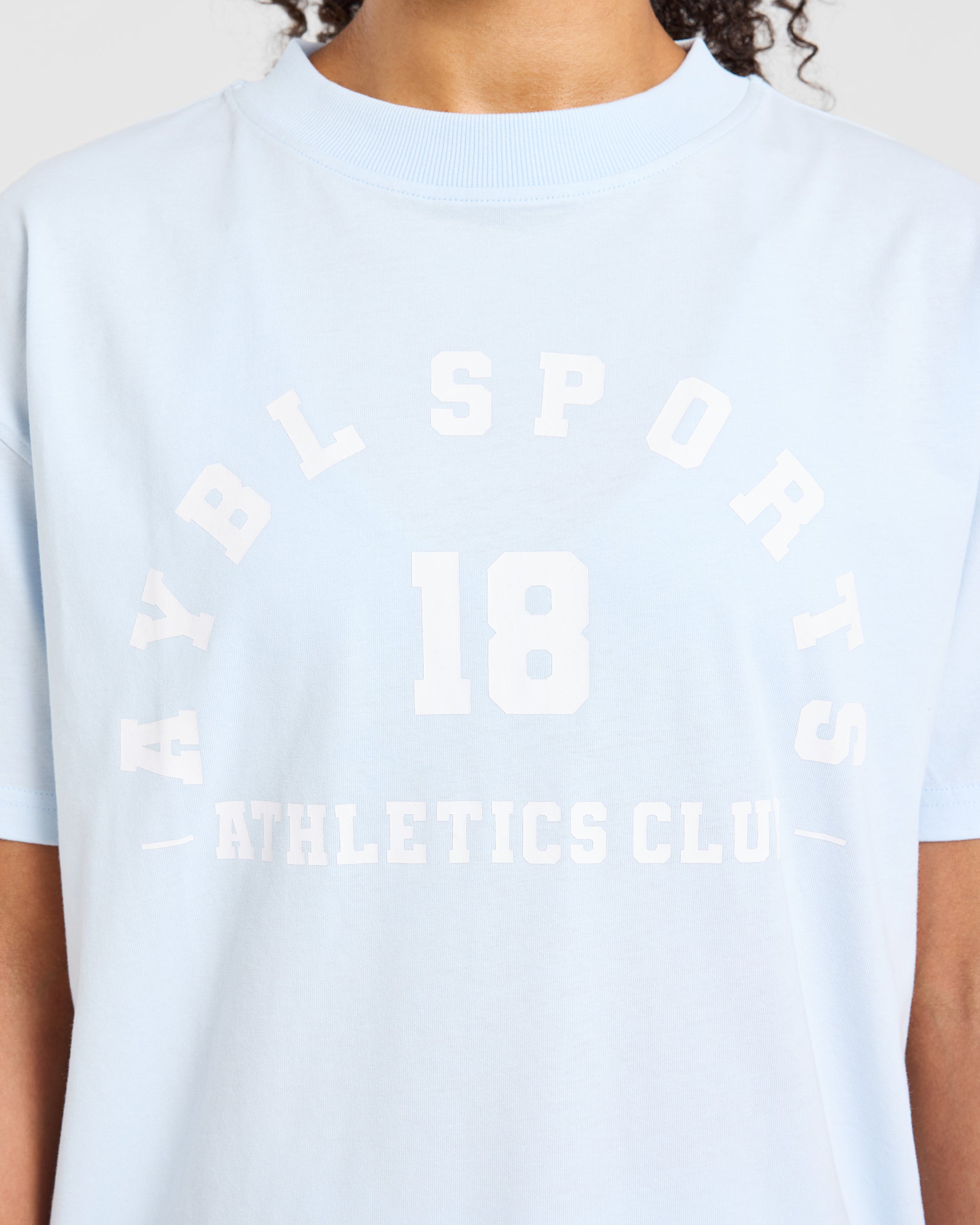 AYBL Sports 18 Oversized T Shirt - Iced Blue