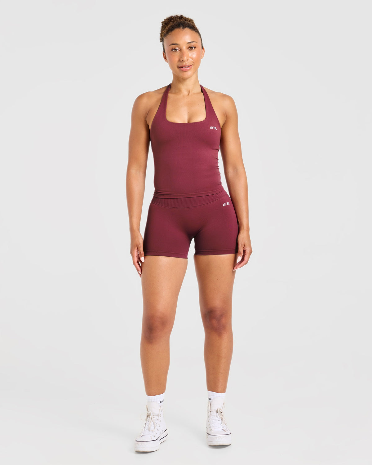 Enhance Seamless Shorts | 3.5" - Mahogany Red