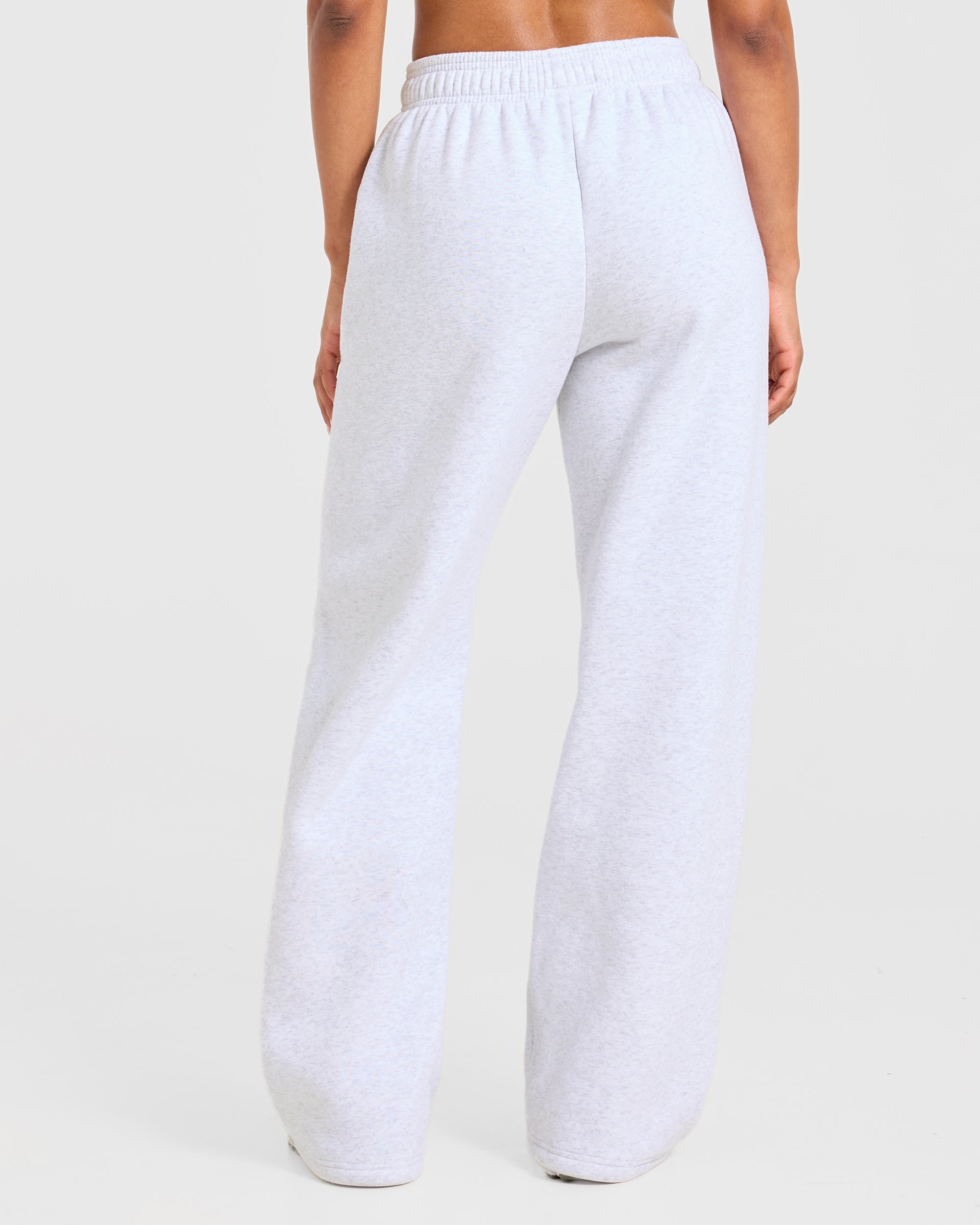 AYBL Sports 18 Oversized Straight Leg Joggers - Heather Grey