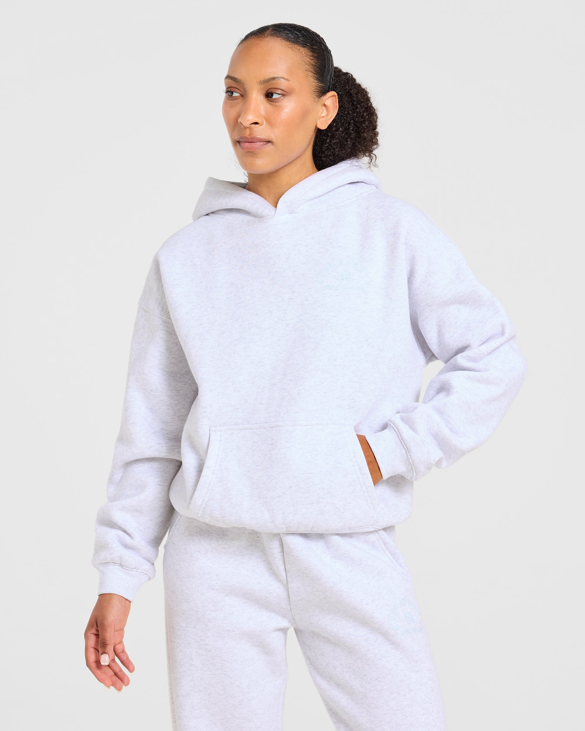 AYBL Sports 18 Oversized Hoodie - Heather Grey