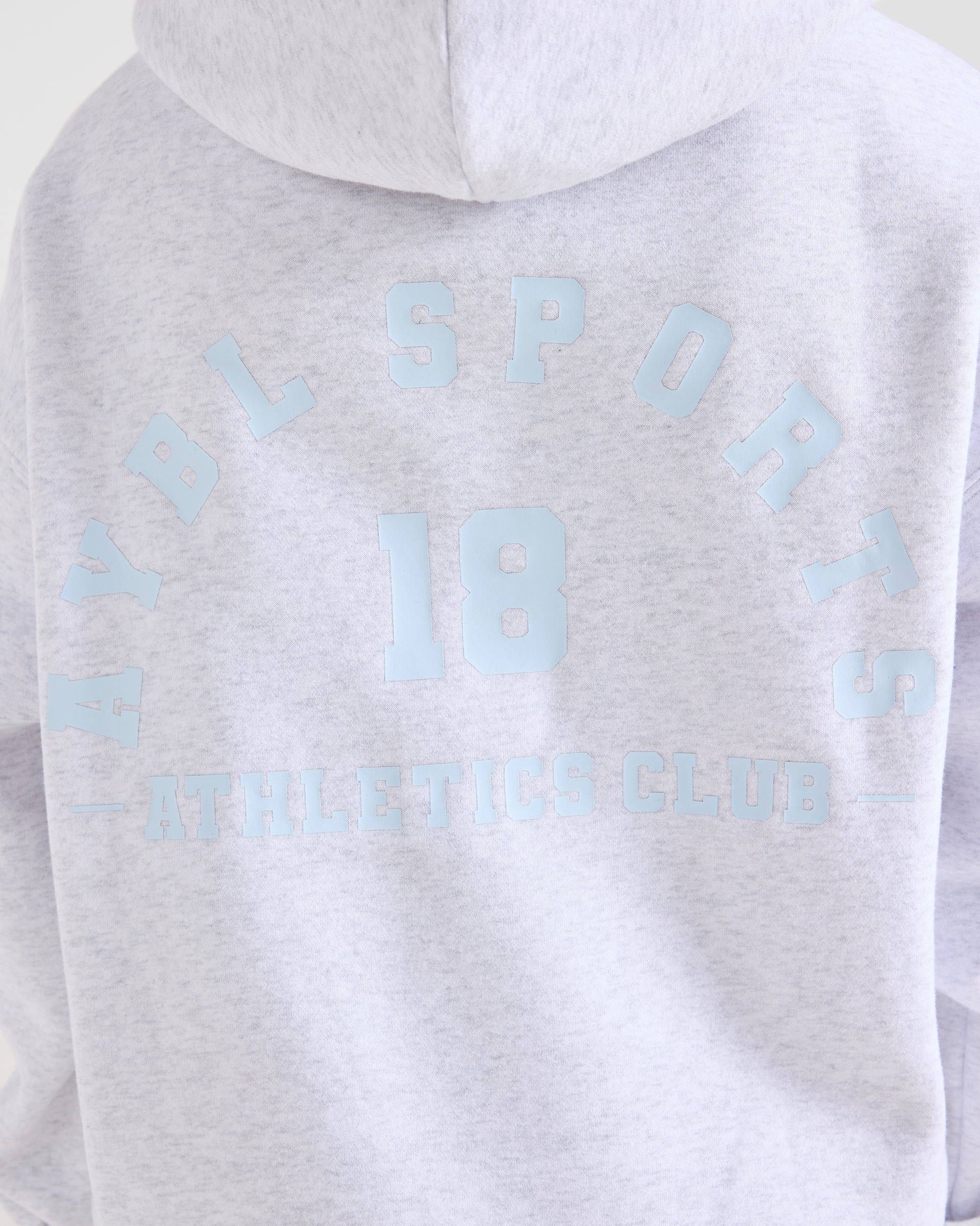 AYBL Sports 18 Oversized Hoodie - Heather Grey