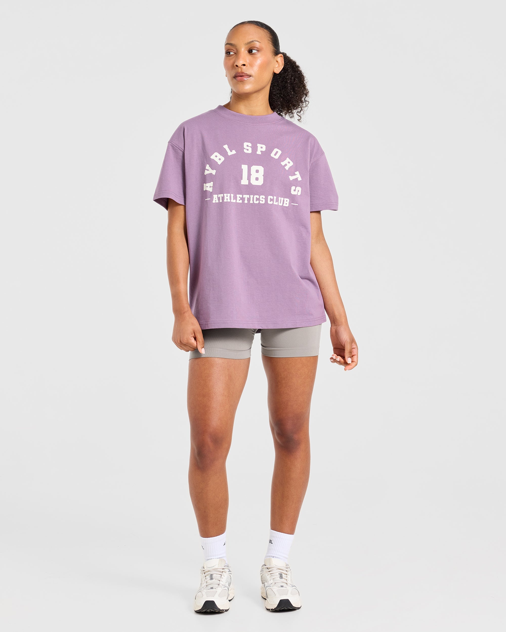 AYBL Sports 18 Oversized T Shirt - Mauve
