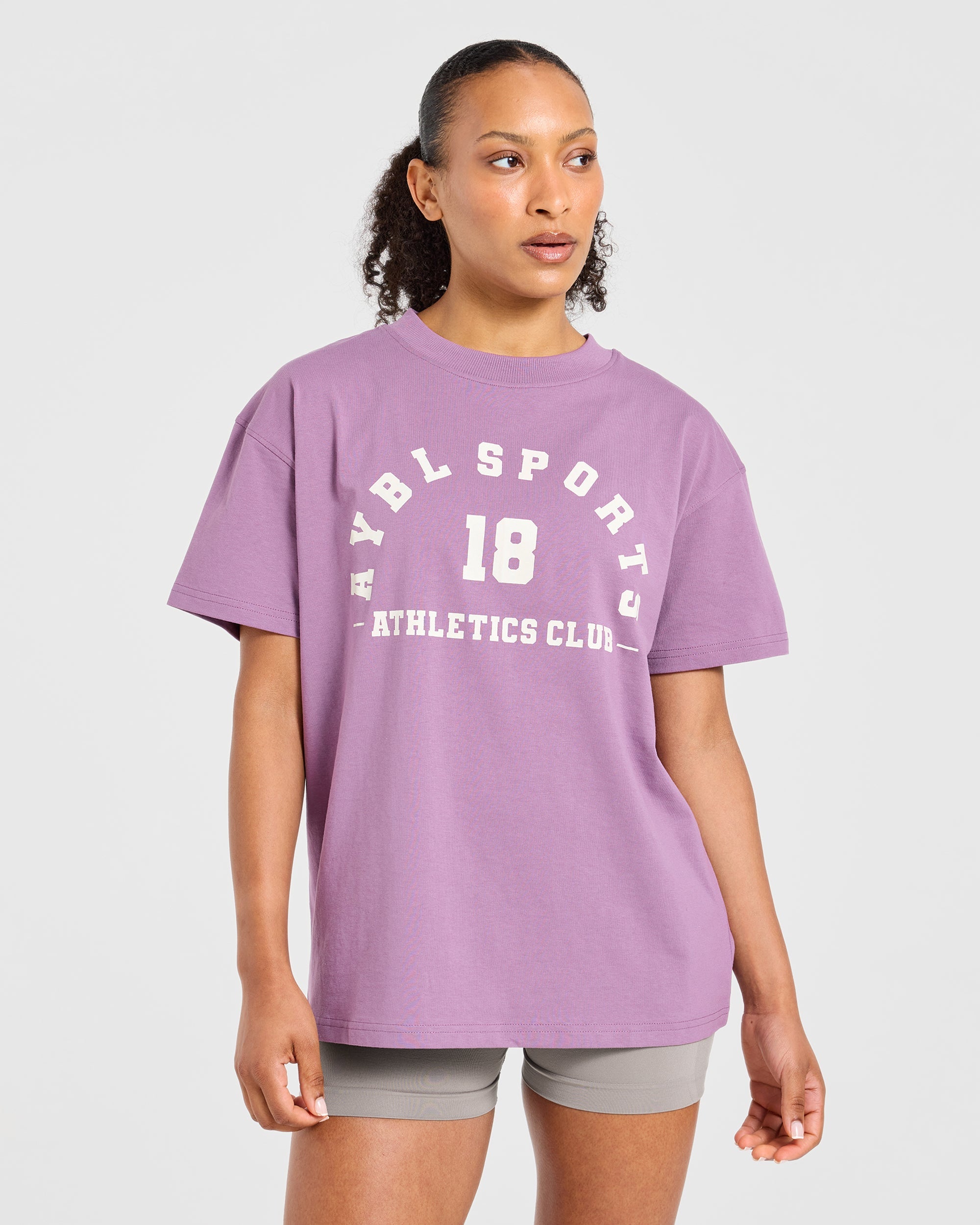 AYBL Sports 18 Oversized T Shirt - Mauve