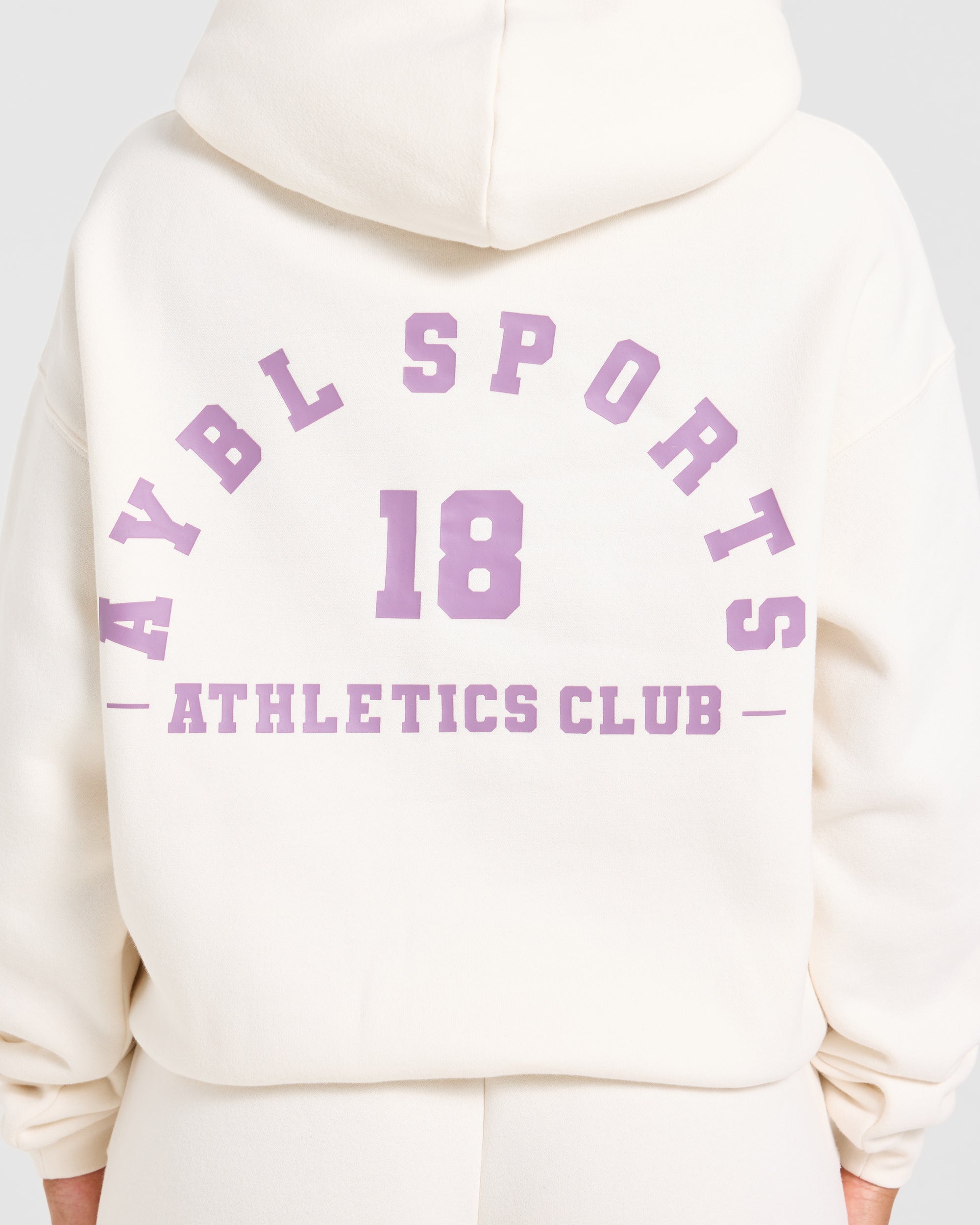 AYBL Sports 18 Oversized Hoodie - Off White
