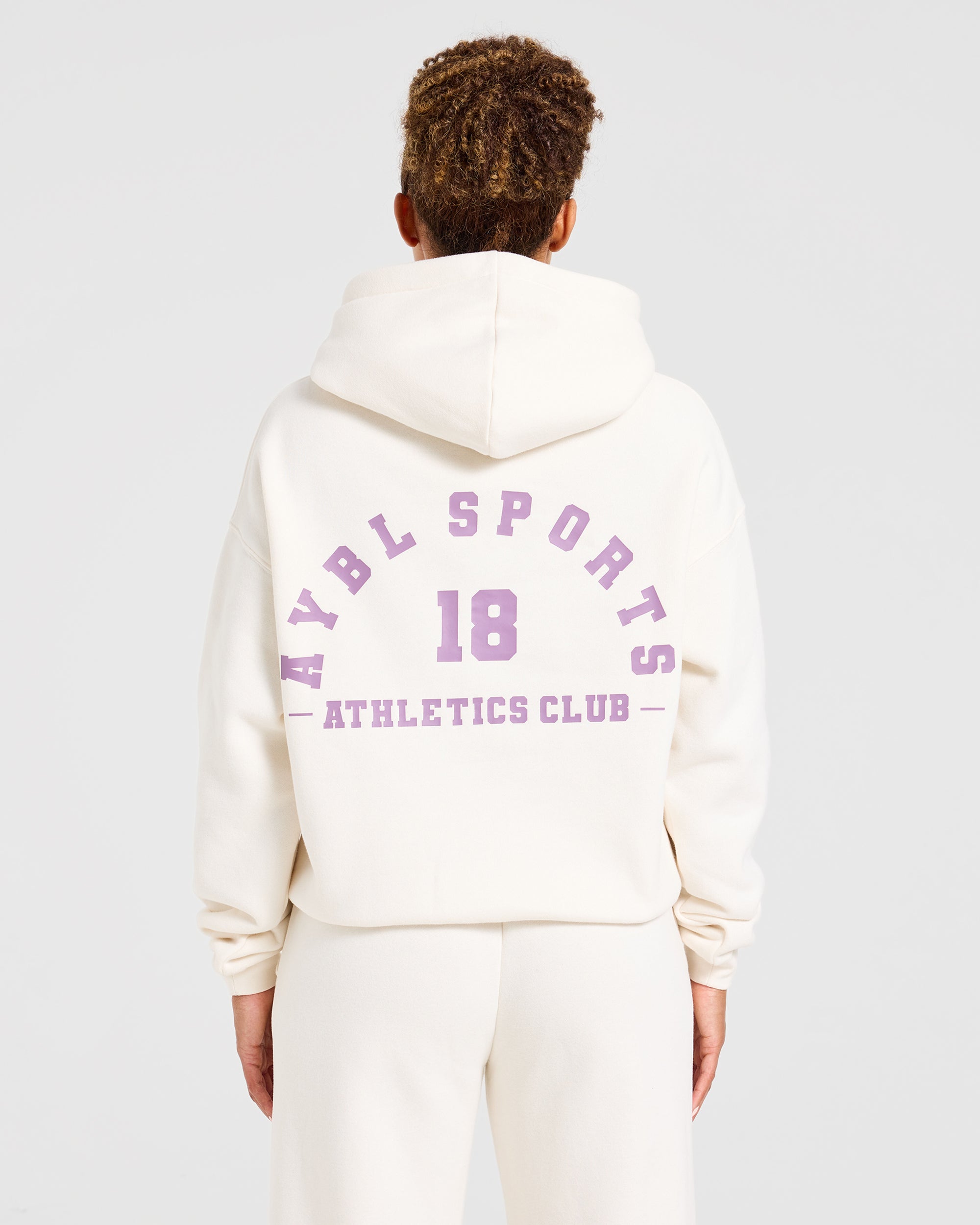 AYBL Sports 18 Oversized Hoodie - Off White