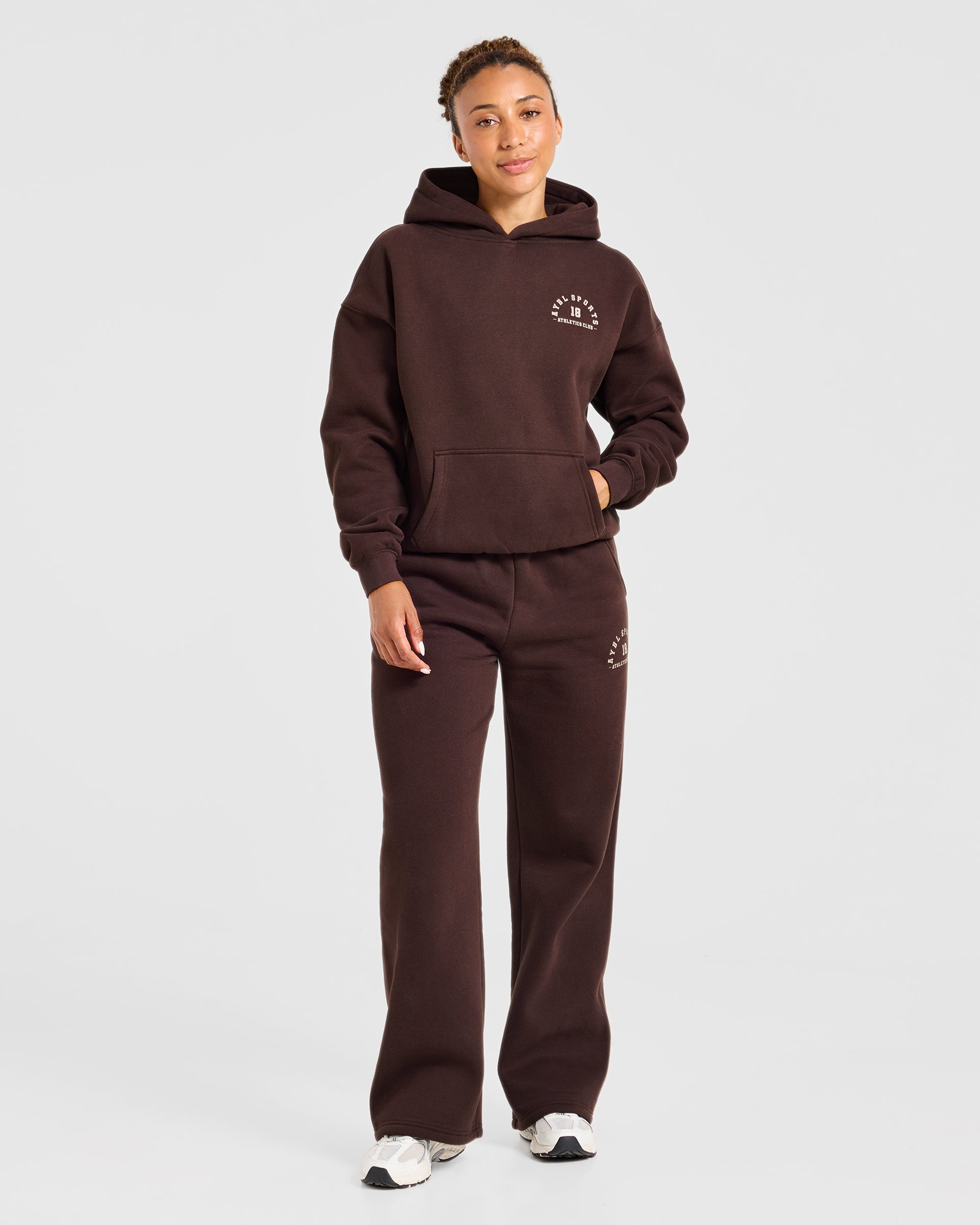 AYBL Sports 18 Oversized Hoodie - Cocoa Brown