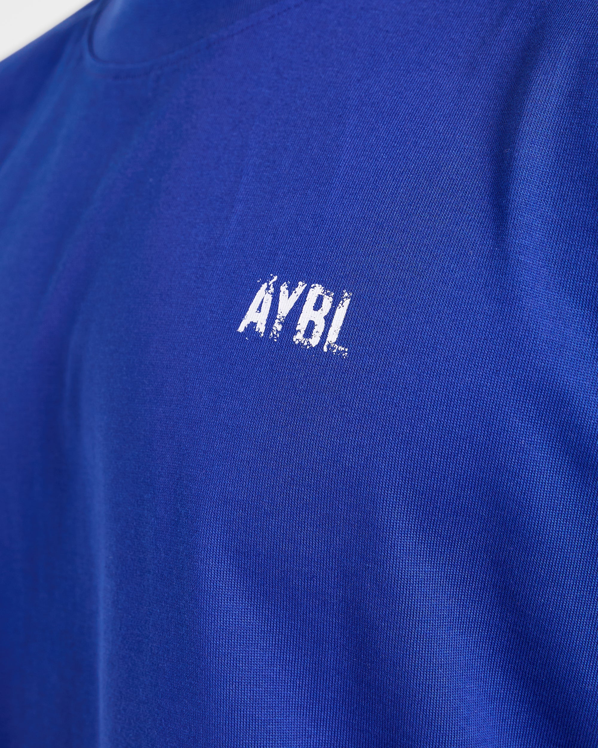 Gym Chalk Oversized T Shirt - Cobalt Blue