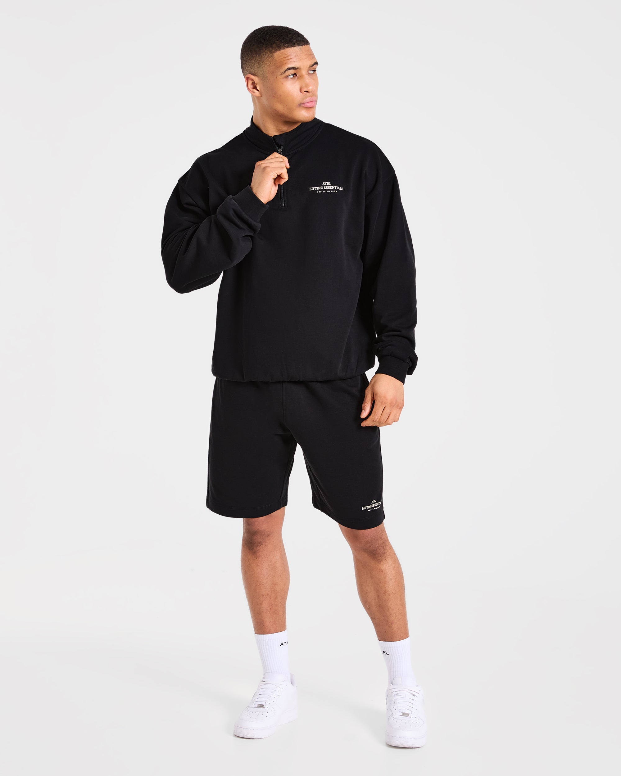 Apex Lifting Essentials Shorts - Black/Cream