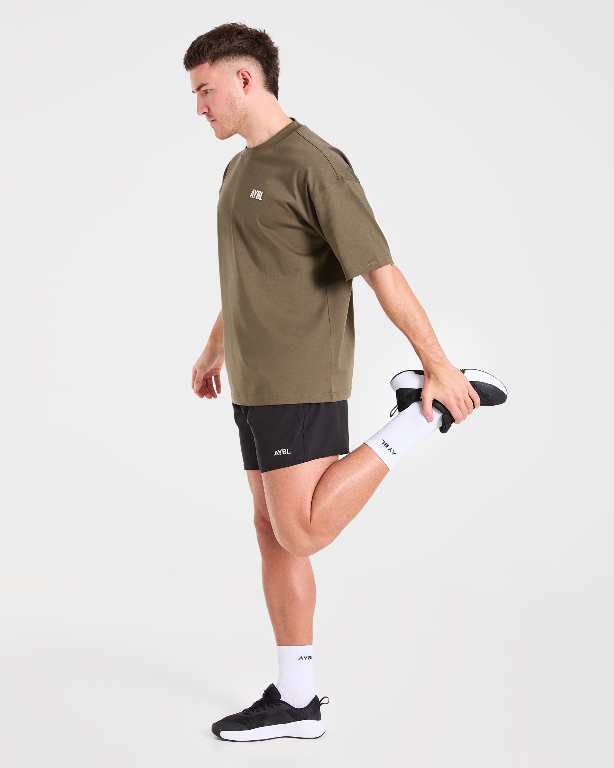 AYBL Iron Club Oversized T Shirt - Olive Green