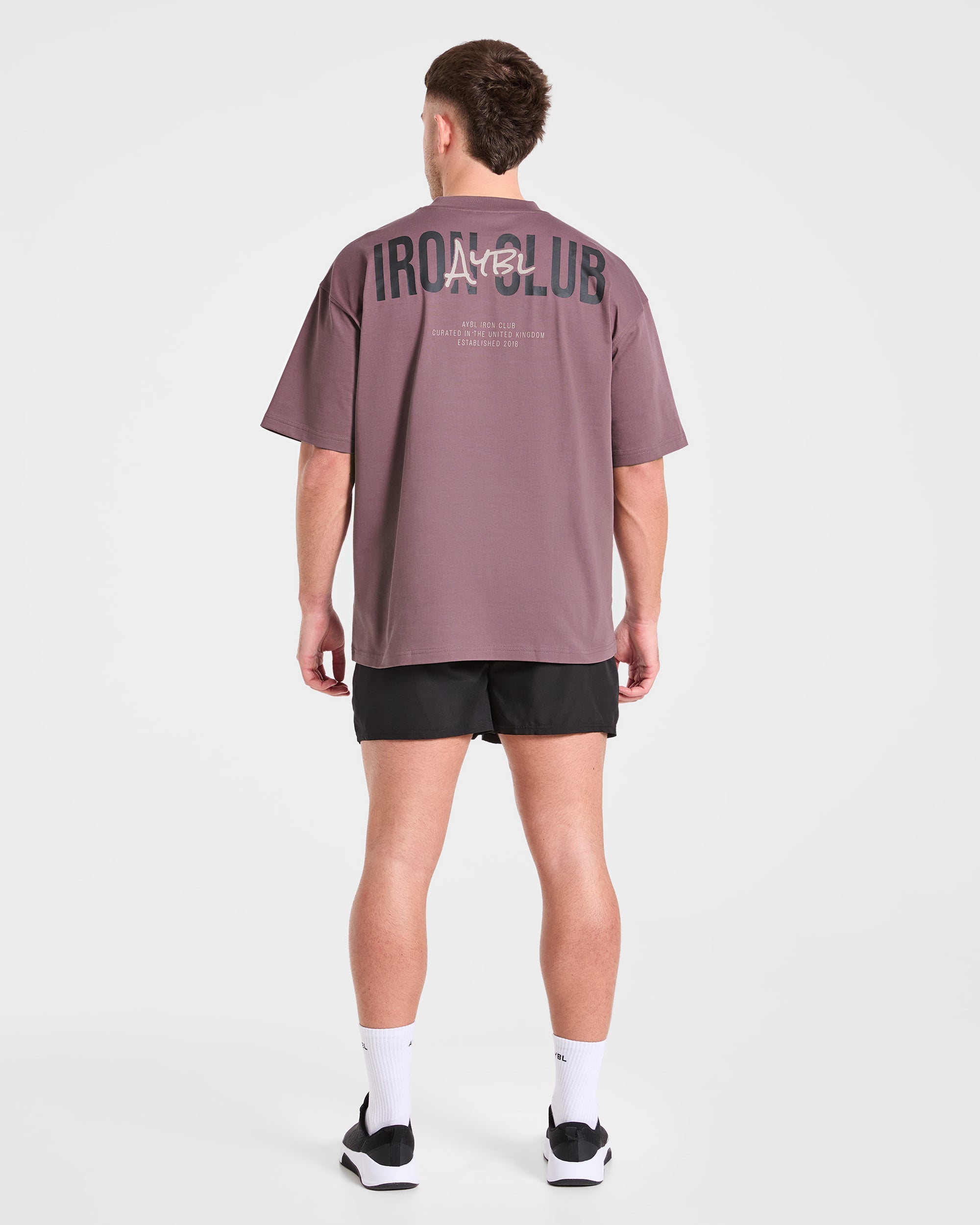 AYBL Iron Club Oversized T Shirt - Flint Purple