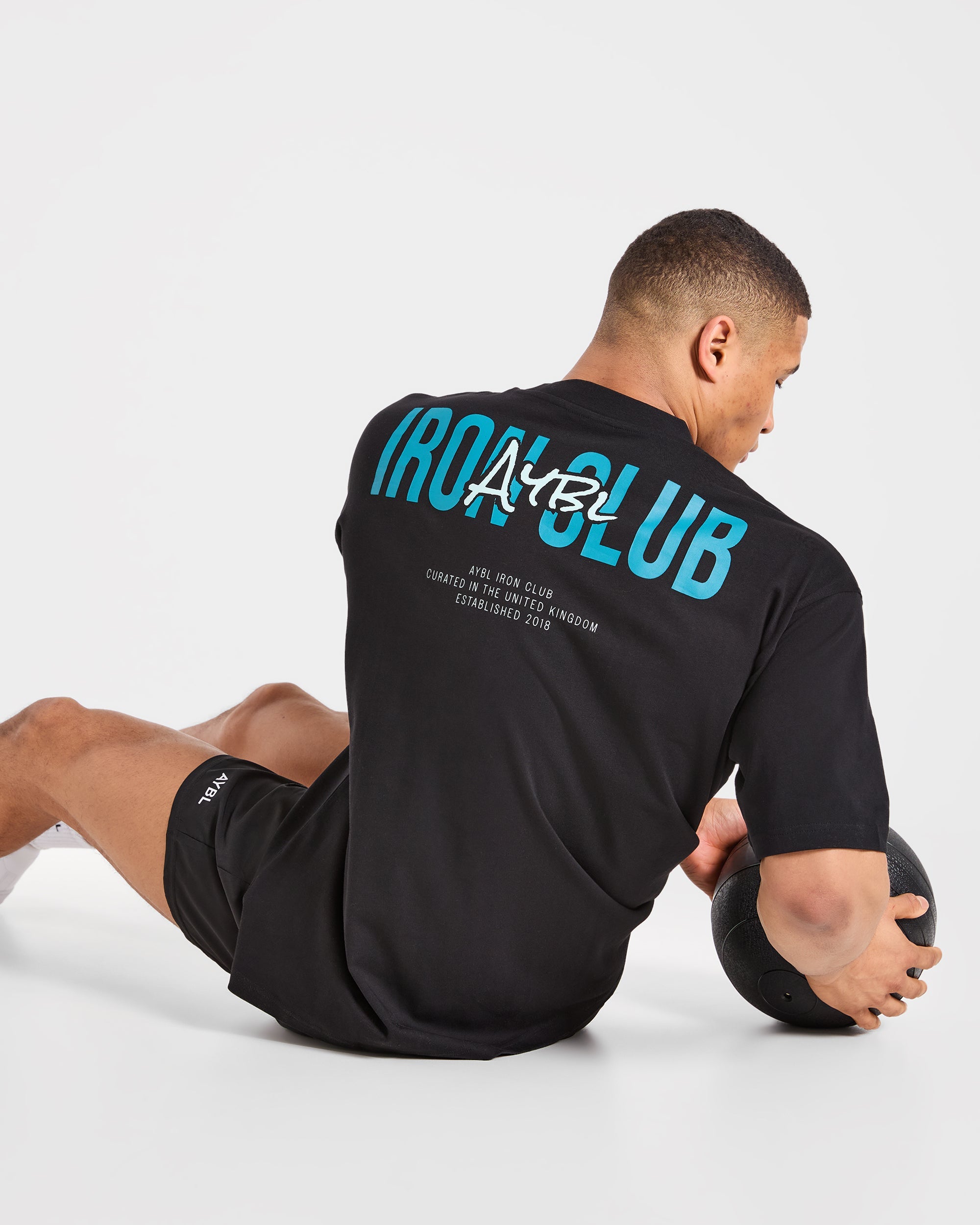 AYBL Iron Club Oversized T Shirt - Black
