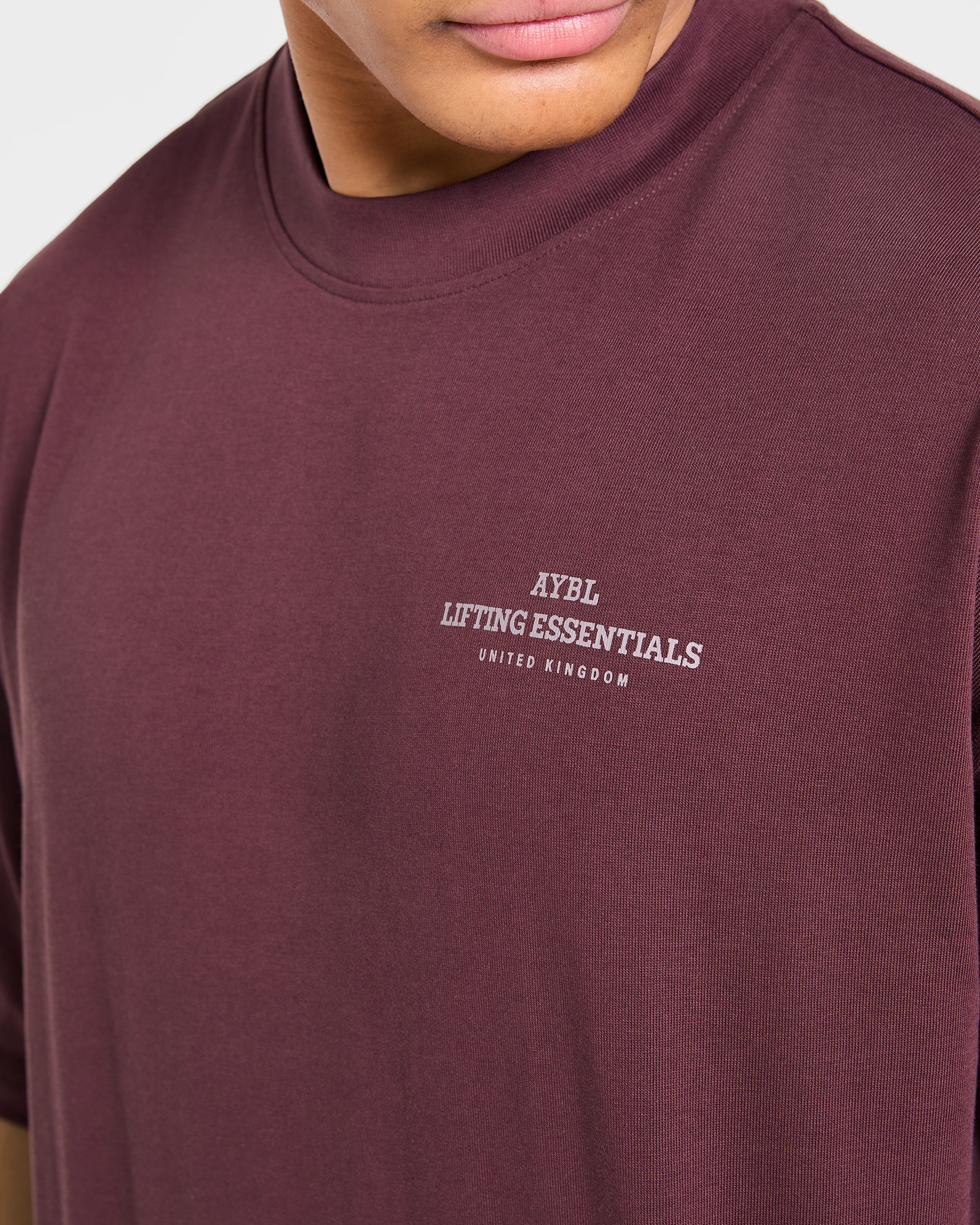 Apex Lifting Essentials Oversized T Shirt - Plum