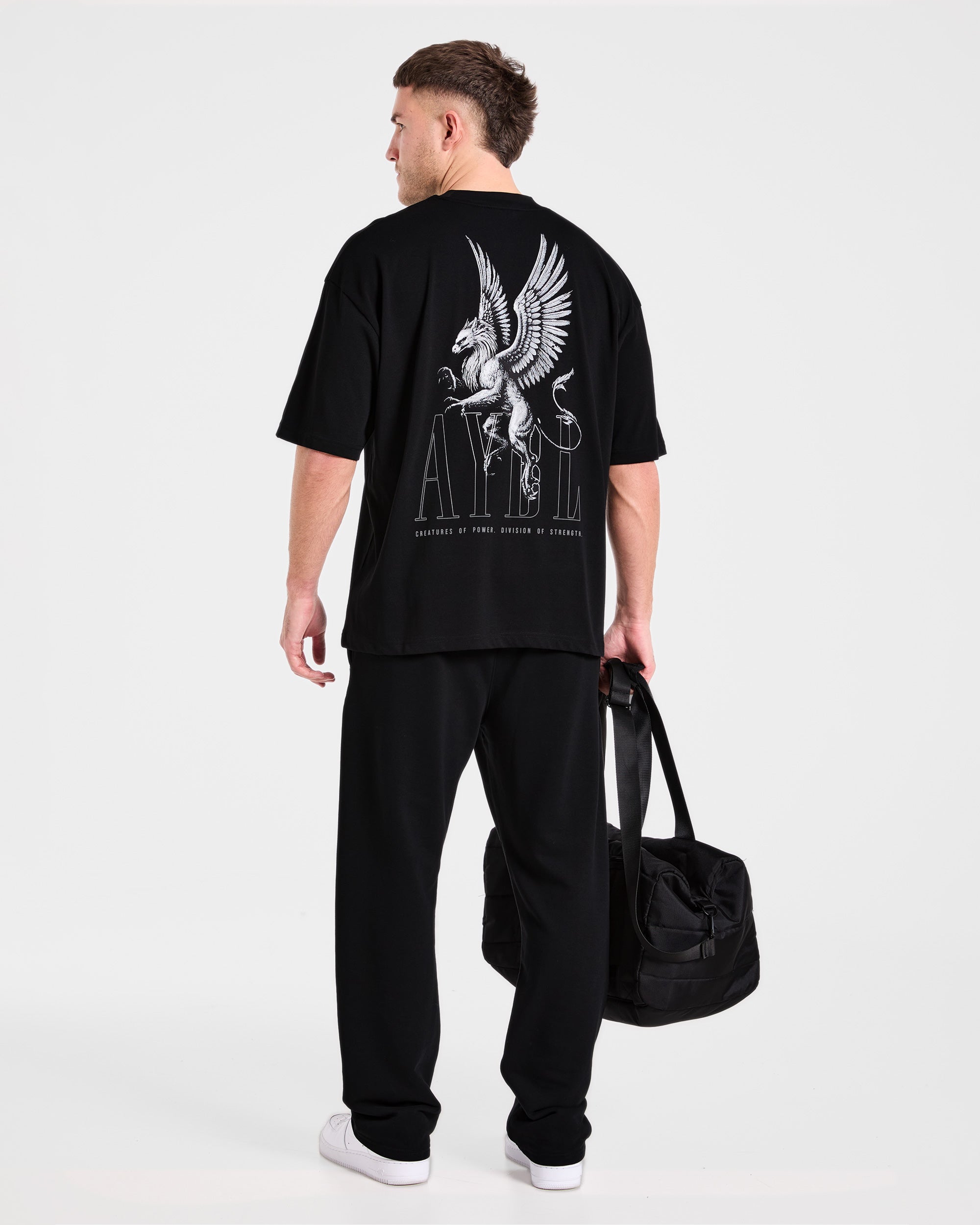 Creatures Of Power Oversized T Shirt - Black