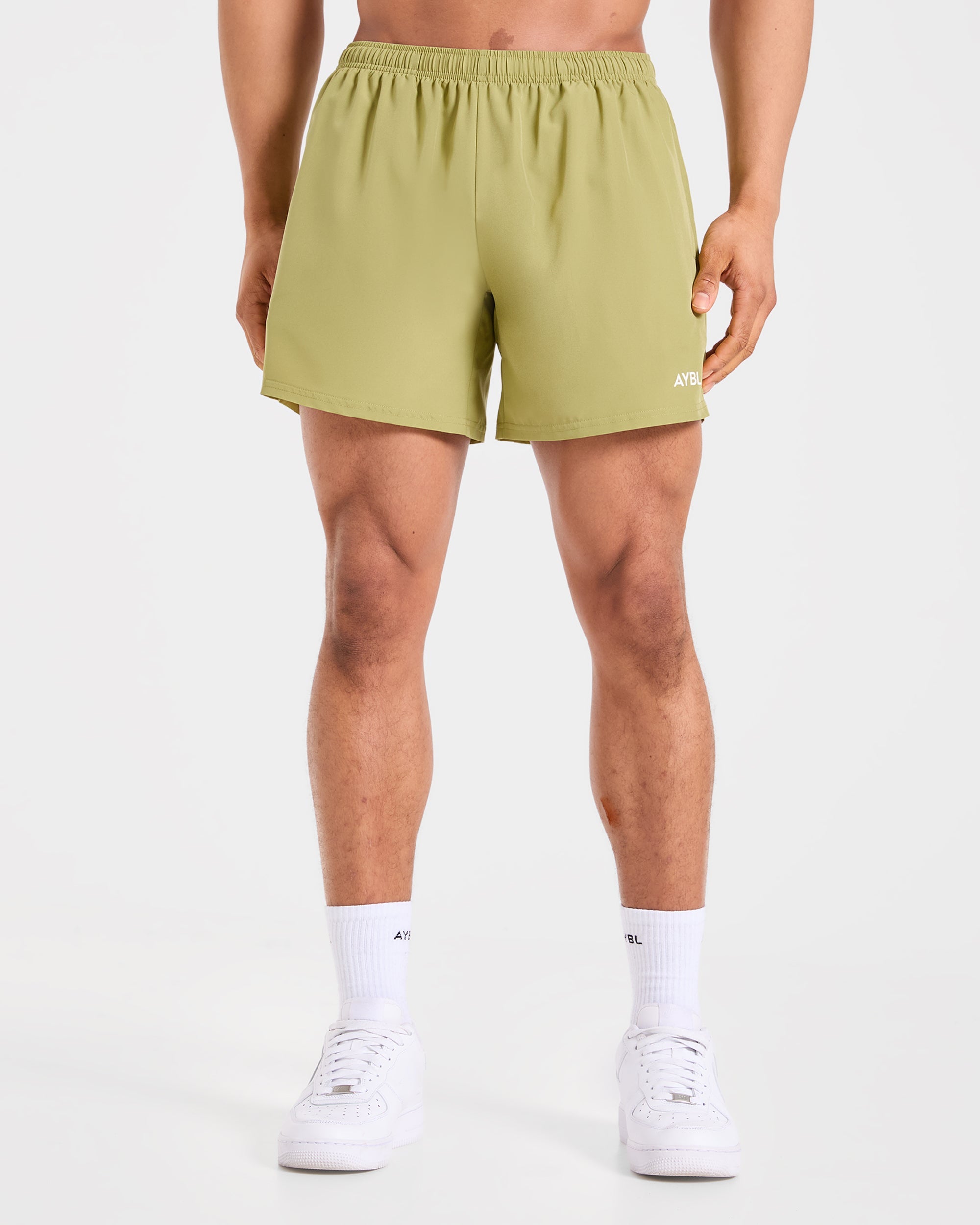 Core 5" Shorts - Citrus Olive