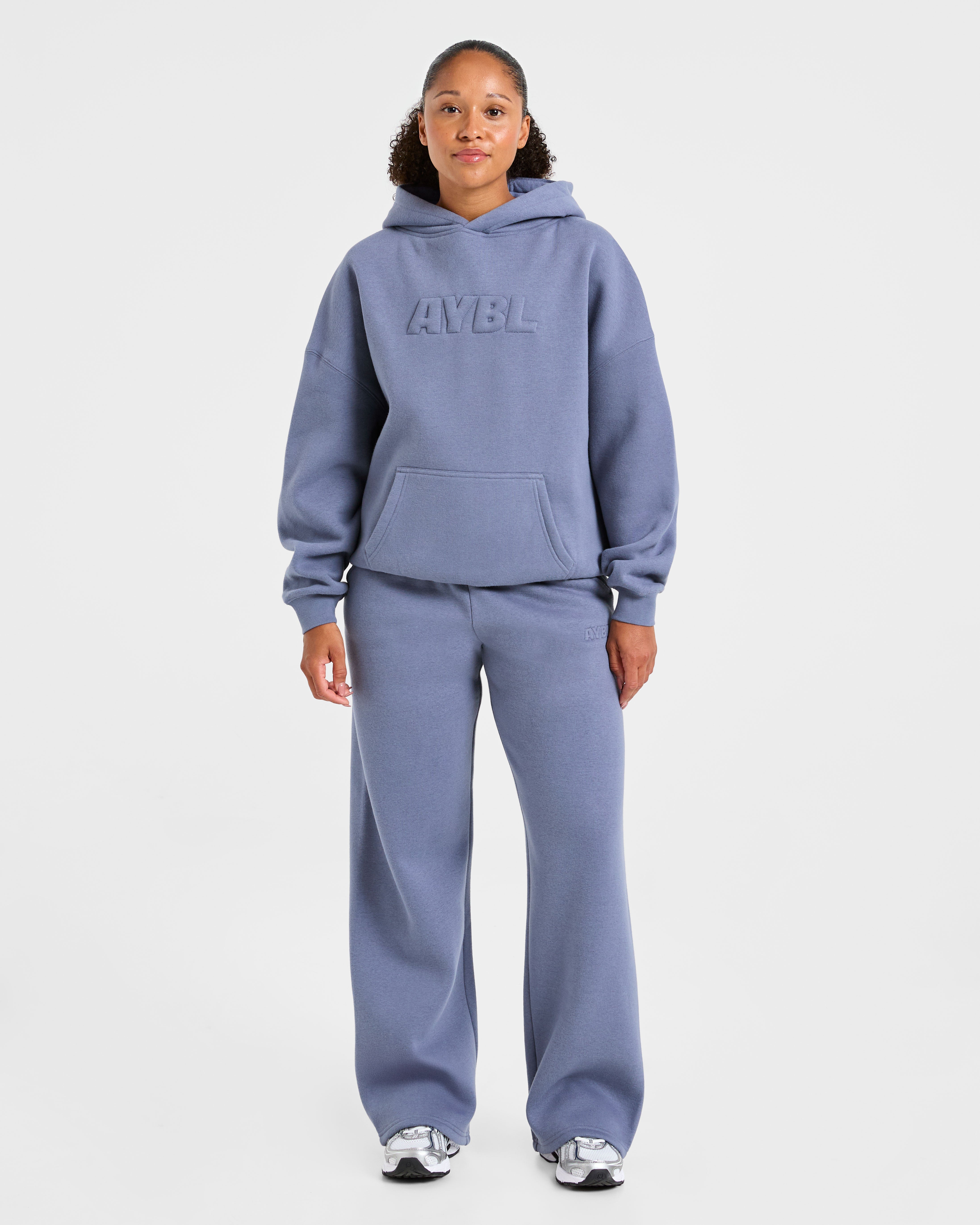 Classic Plush Oversized Hoodie - Slate