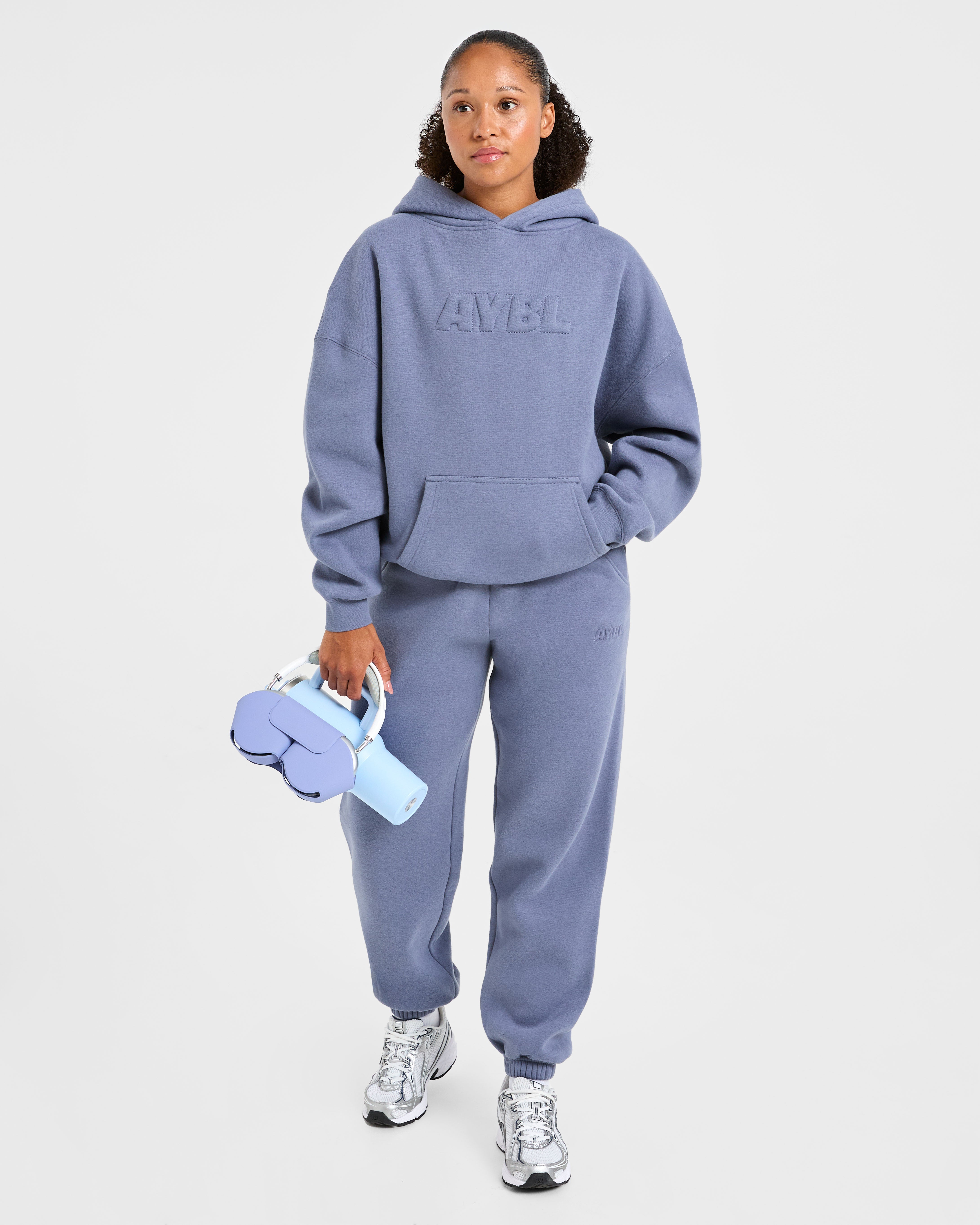 Classic Plush Oversized Joggers - Slate