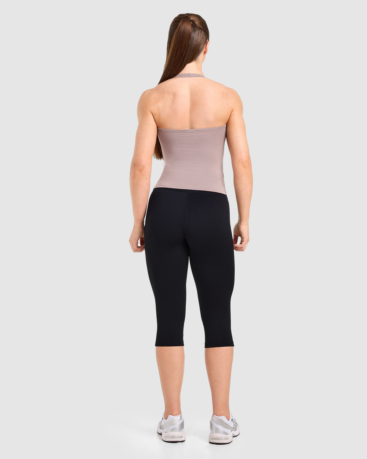 Ease Halterneck Top - Warm Taupe
