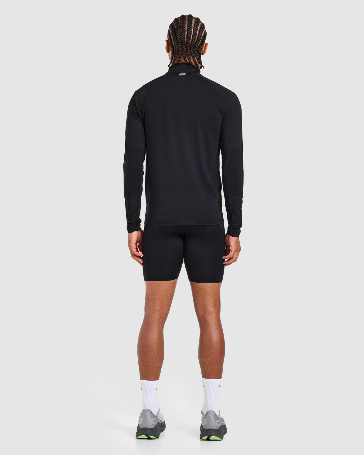 Run 1/4 Zip Pullover - Black