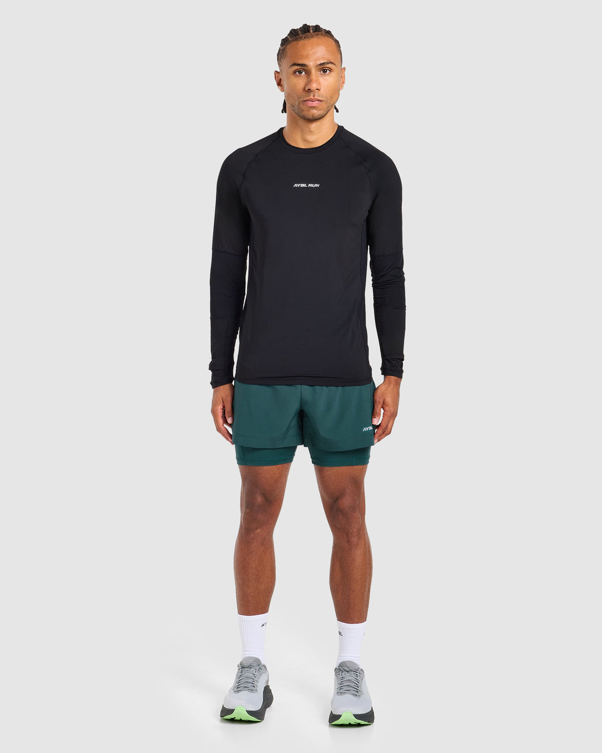 Run Long Sleeve T Shirt - Black
