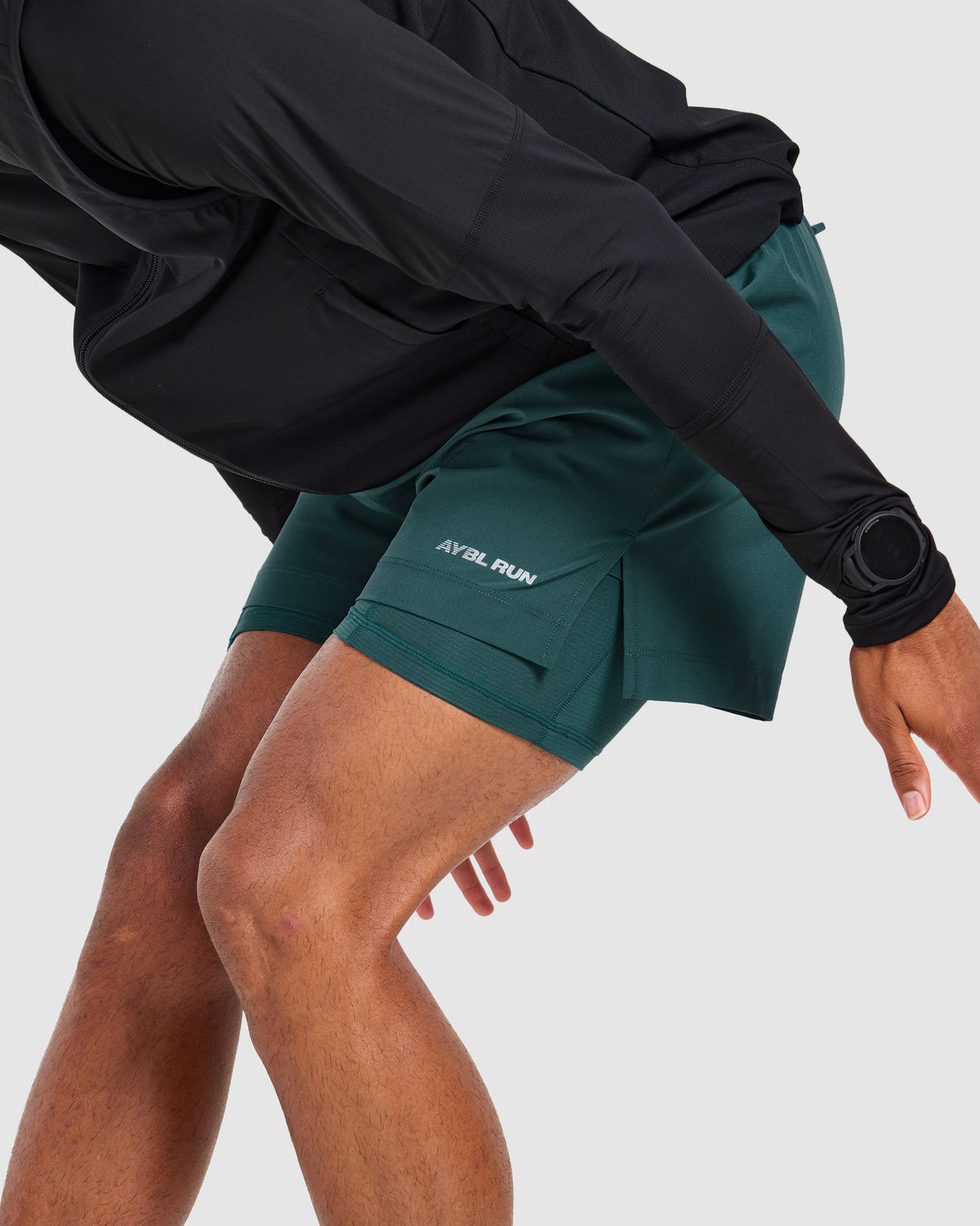 Run 2 in 1 Shorts - Dark Teal