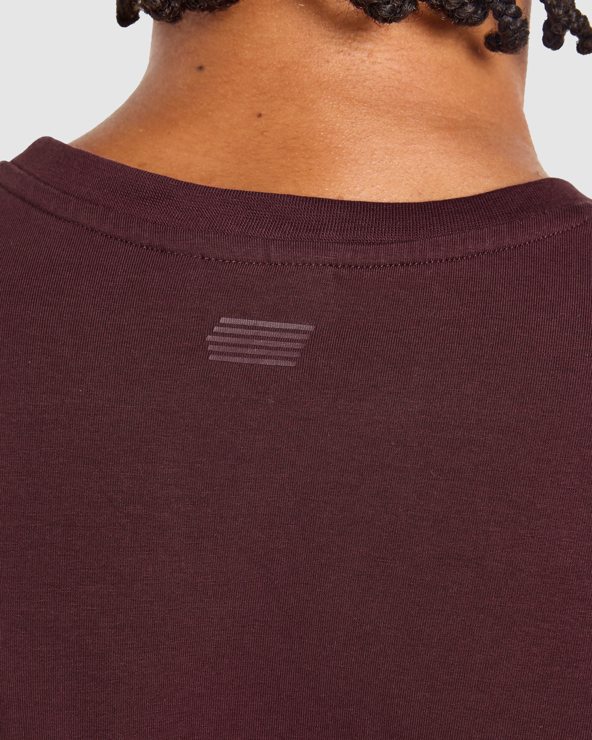Run Graphic T Shirt - Dark Burgundy