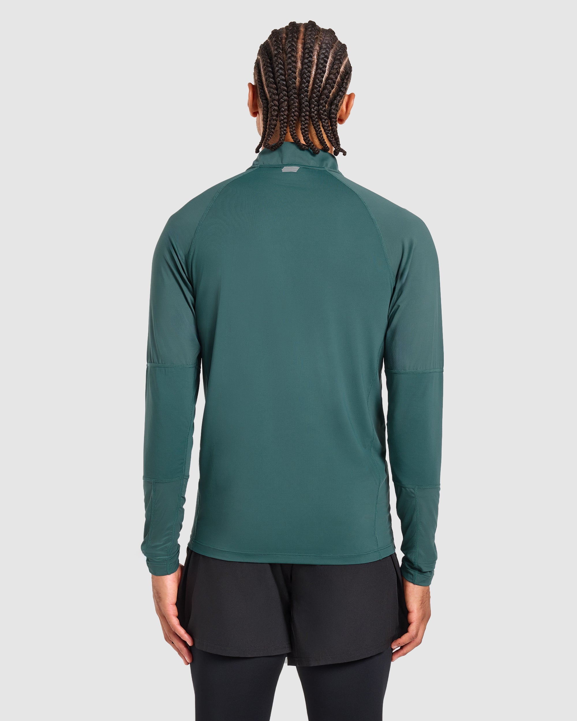 Run 1/4 Zip Pullover - Dark Teal
