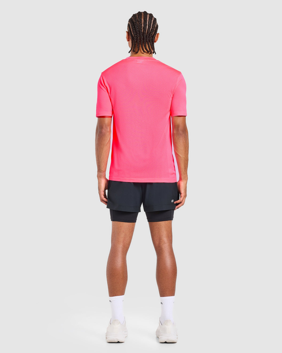 Run Seamless T Shirt - Neon Pink