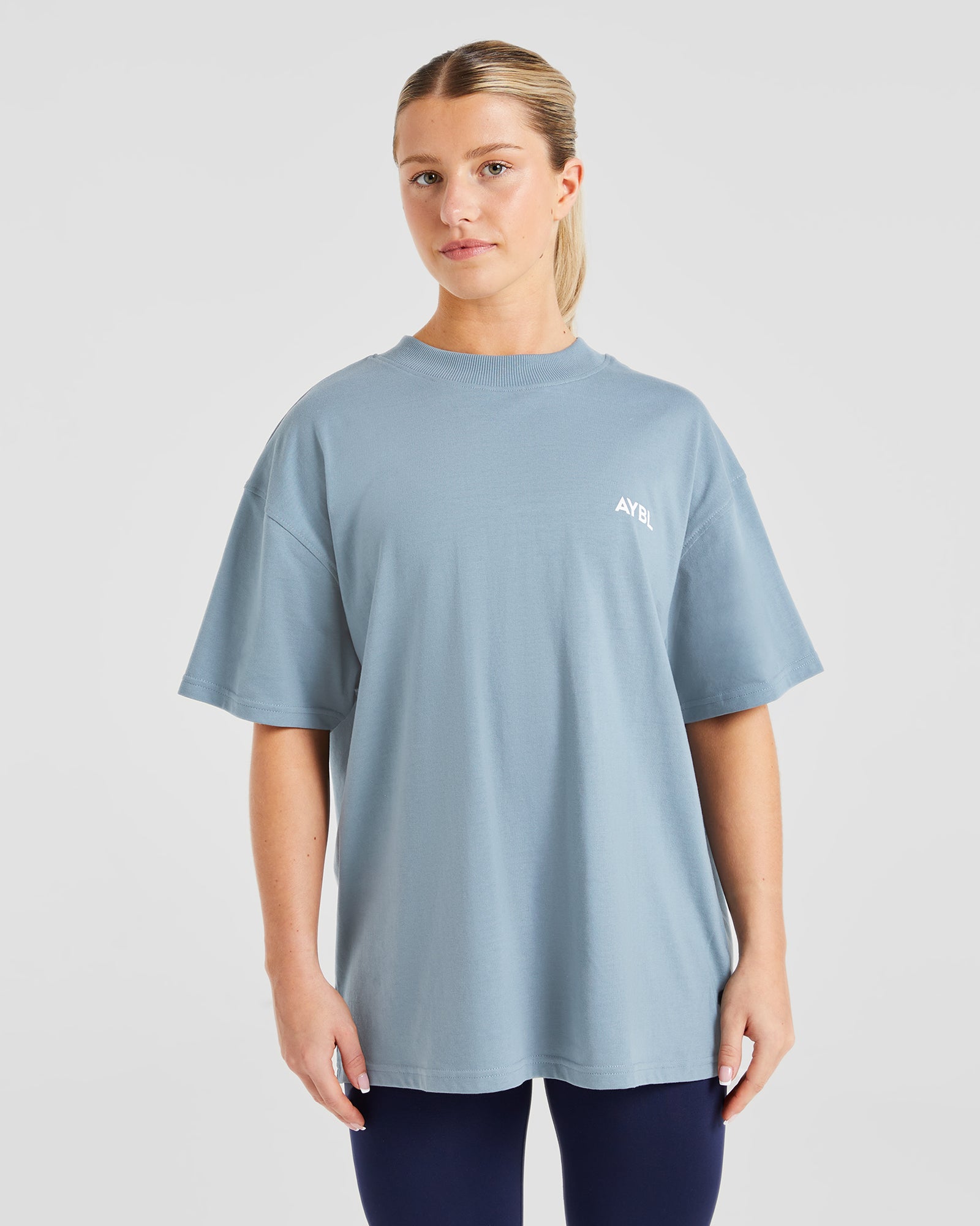 AYBL Club Oversized T Shirt - Vintage Blue