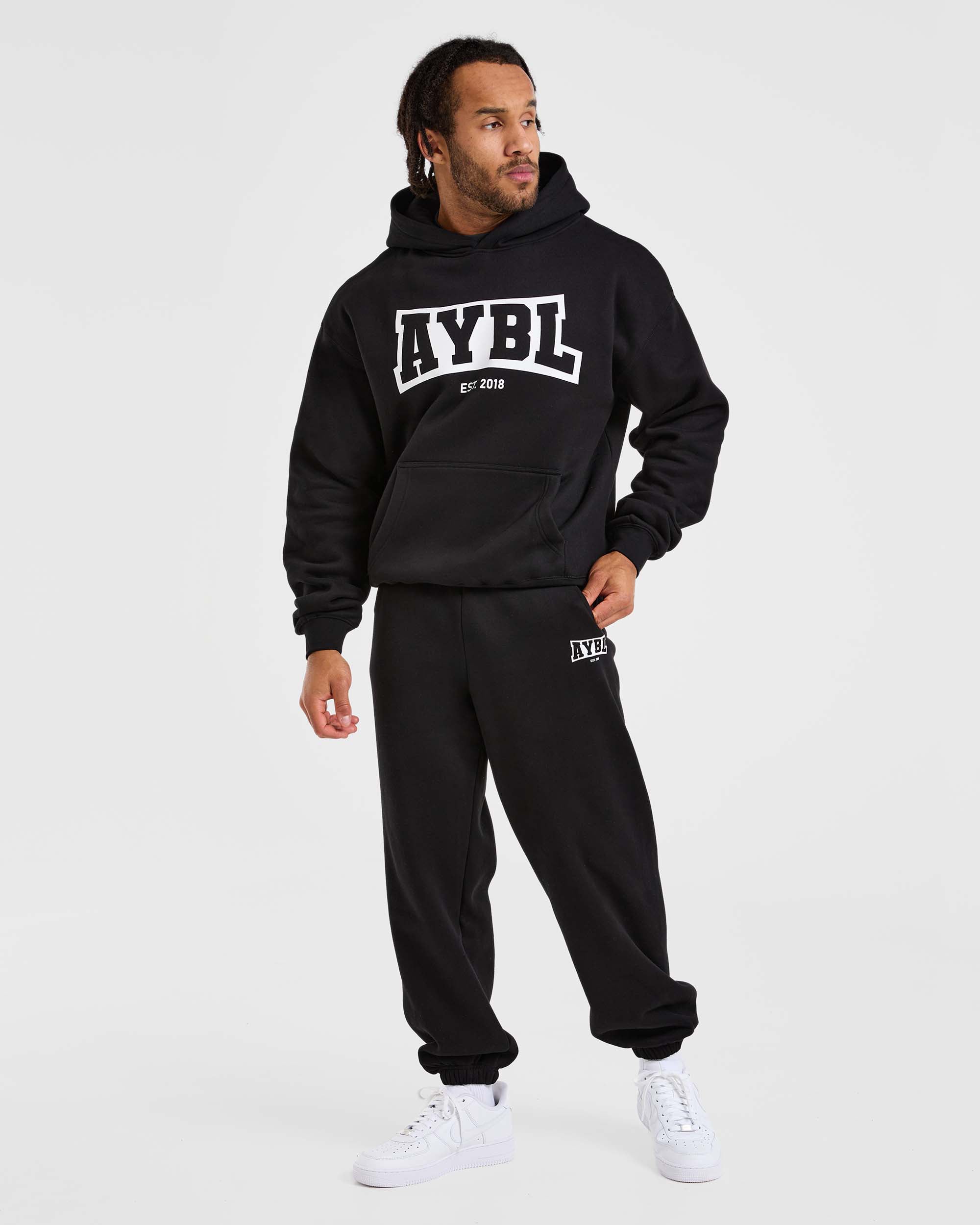 Academy Oversized Joggers - Black