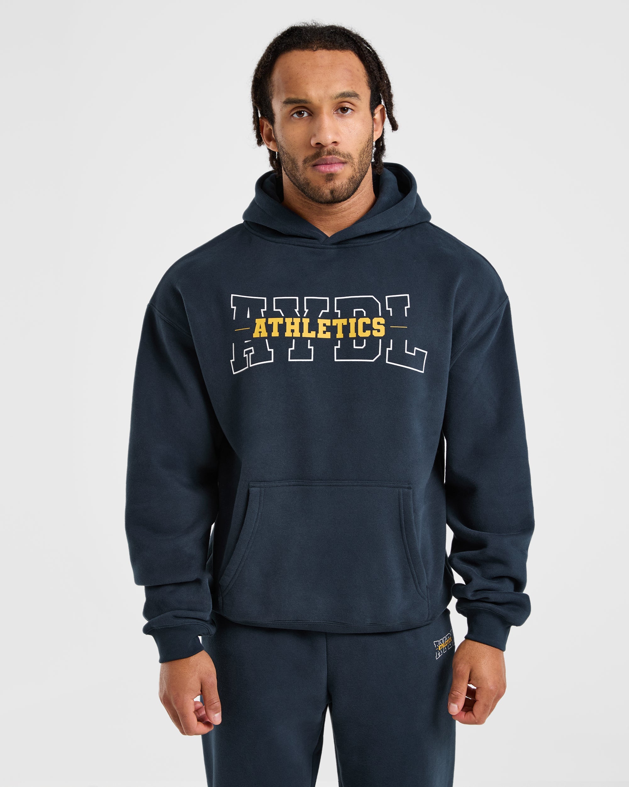 Athletics Oversized Hoodie - Navy