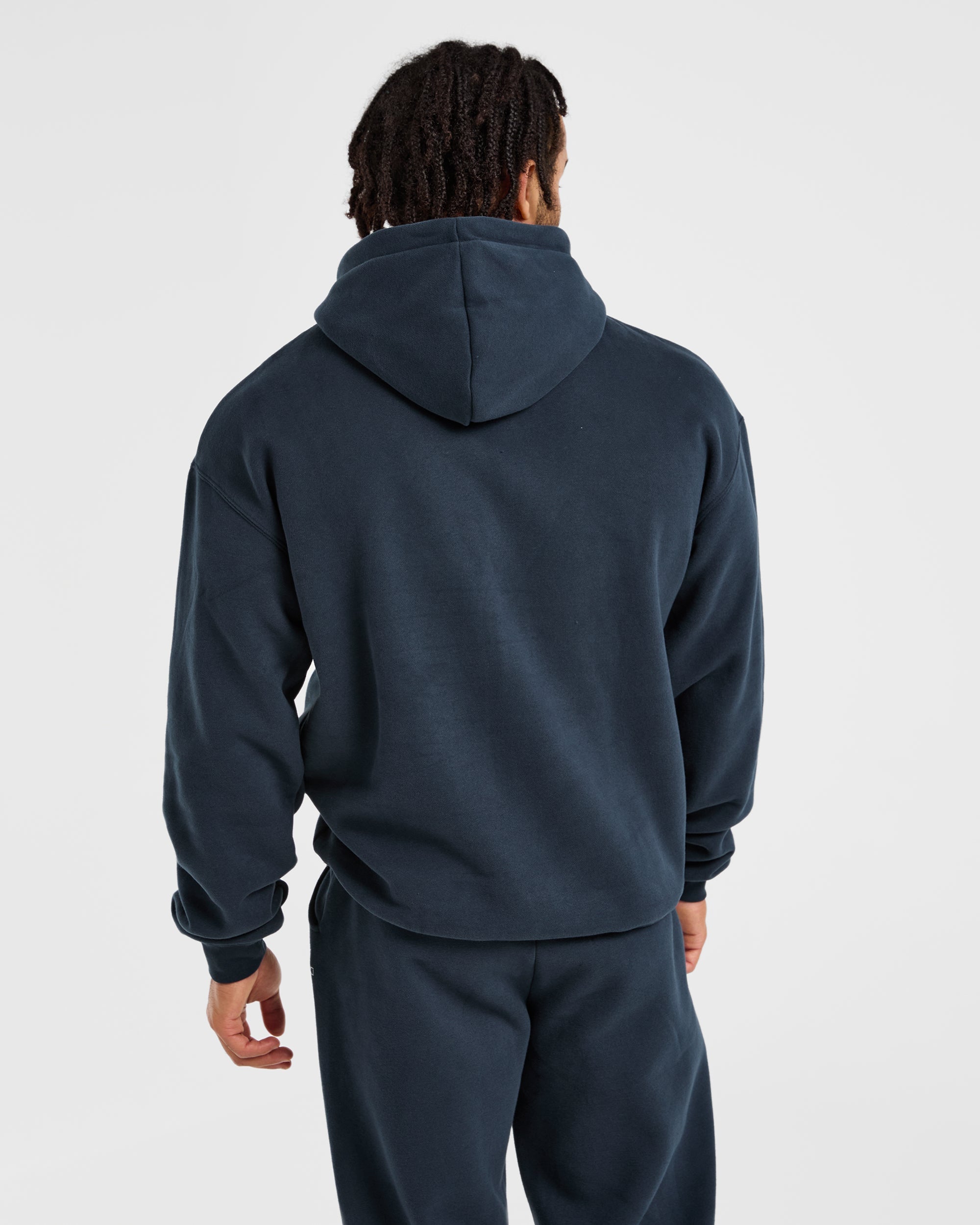 Athletics Oversized Hoodie - Navy