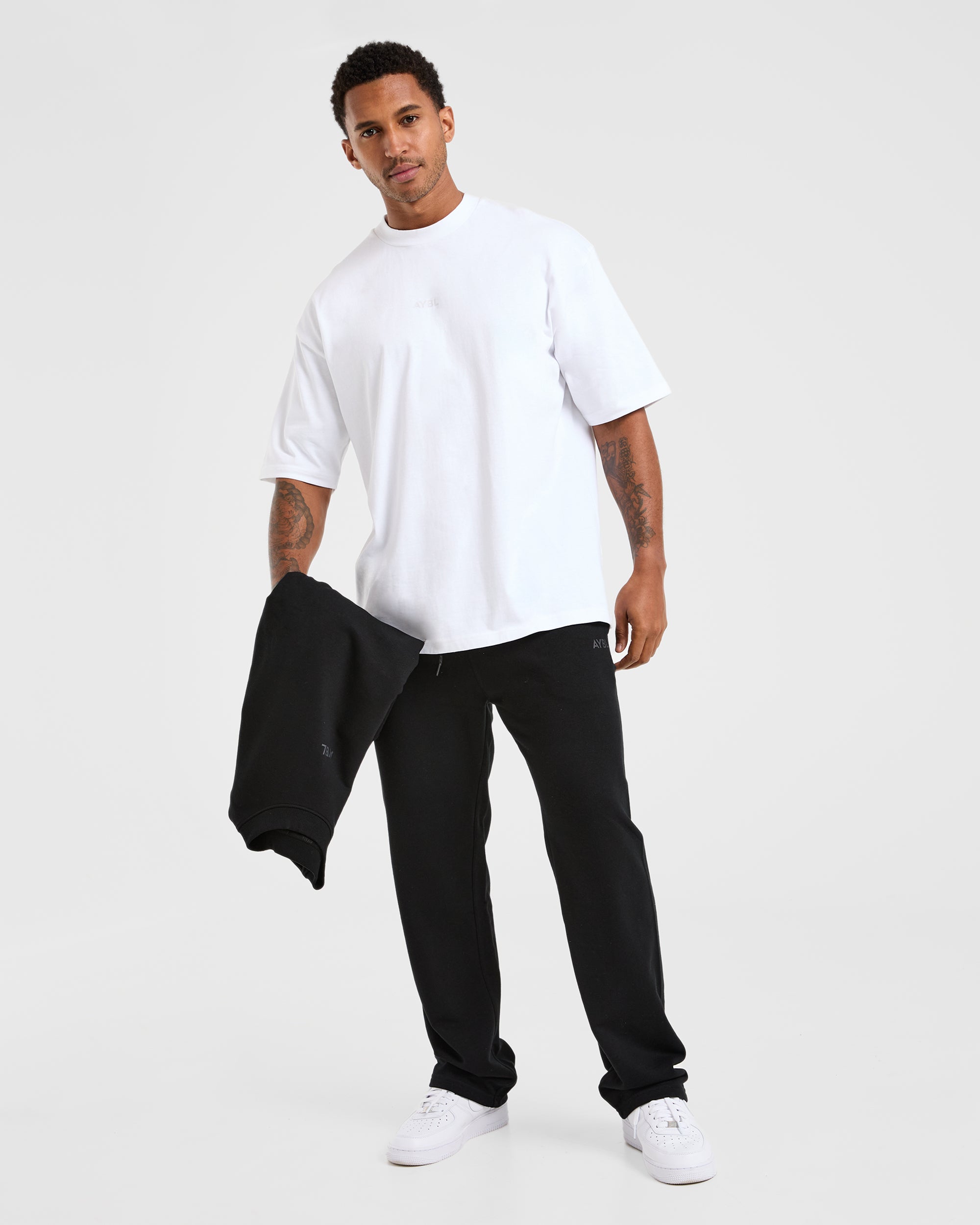 Craft Oversized Straight Leg Joggers - Black