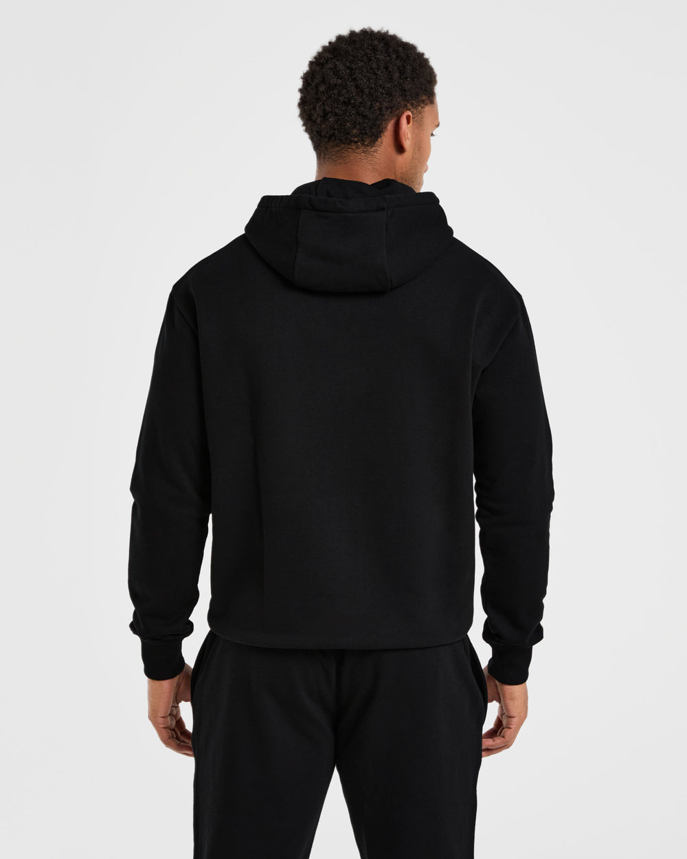 Lightweight Hooded Top - Black