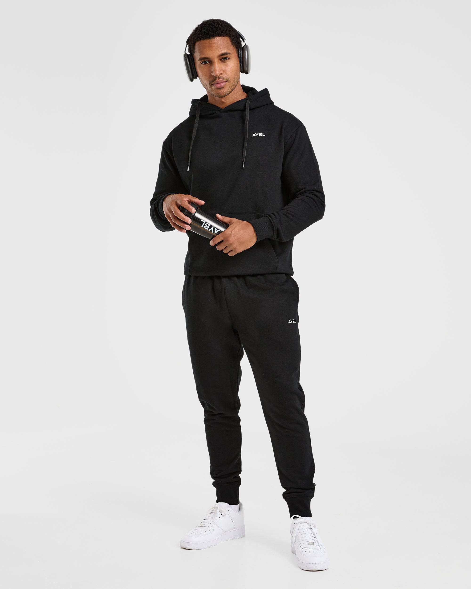 Essential Lightweight Hoodie - Black