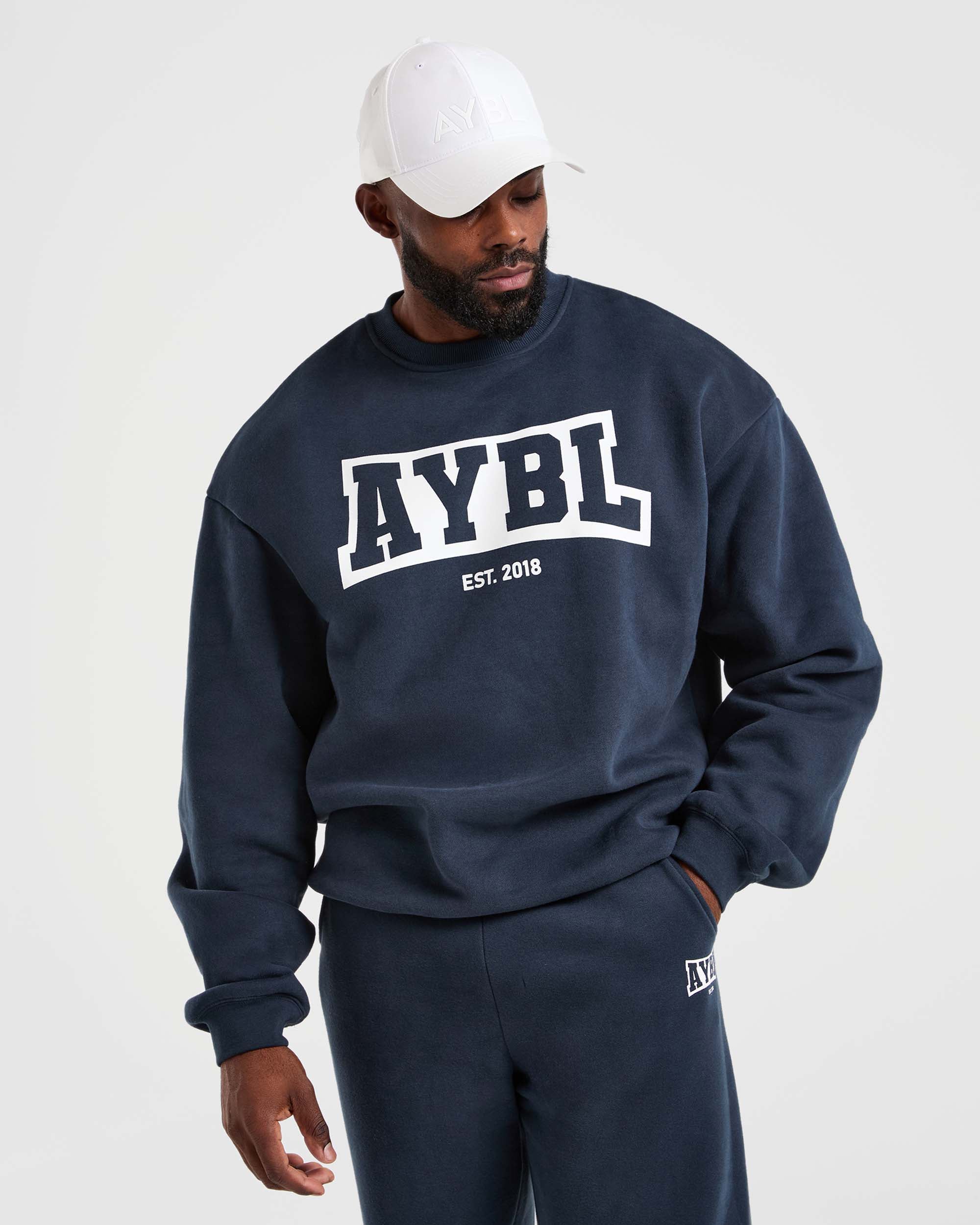 Academy Oversized Sweater - Navy